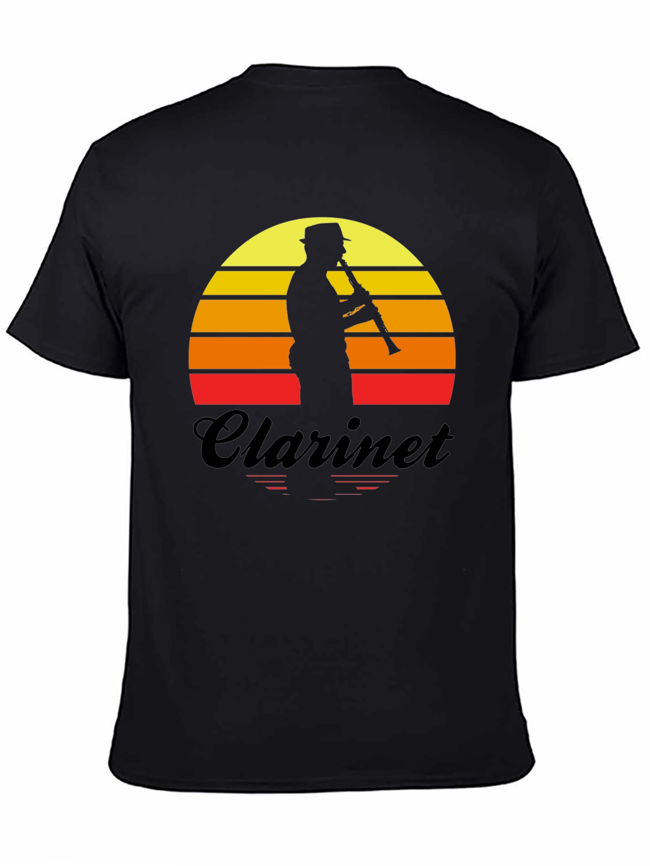 Retro Clarinet Player T-Shirt