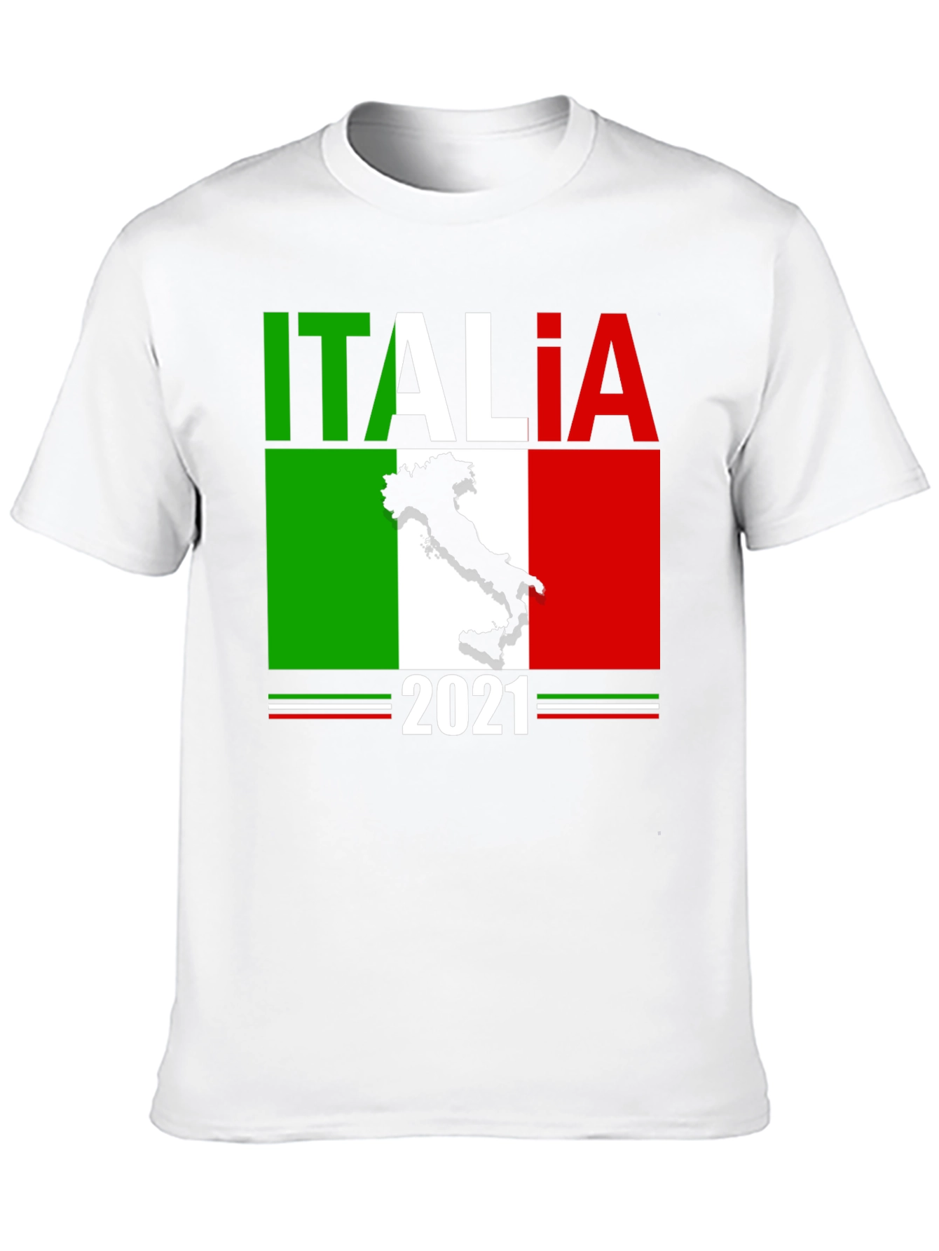 Italia 2021 Graphic Tee - Mens Black T-Shirt