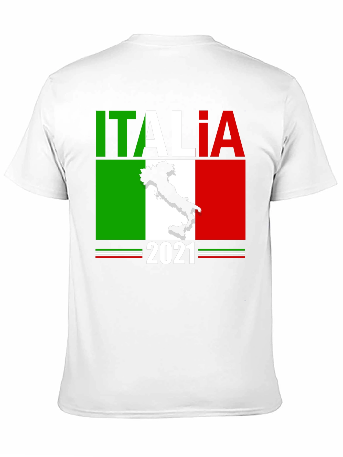 Italia 2021 Graphic Tee - Mens Black T-Shirt