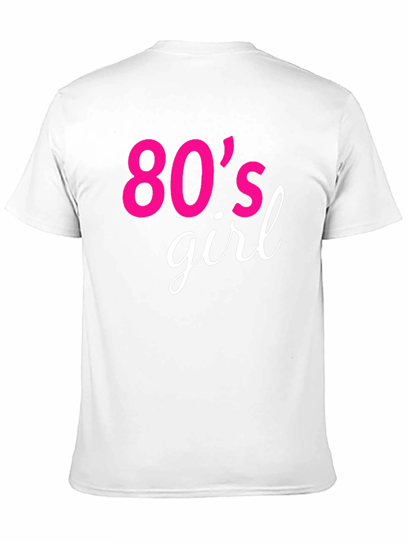 80s Girl Retro Graphic Tee - Black