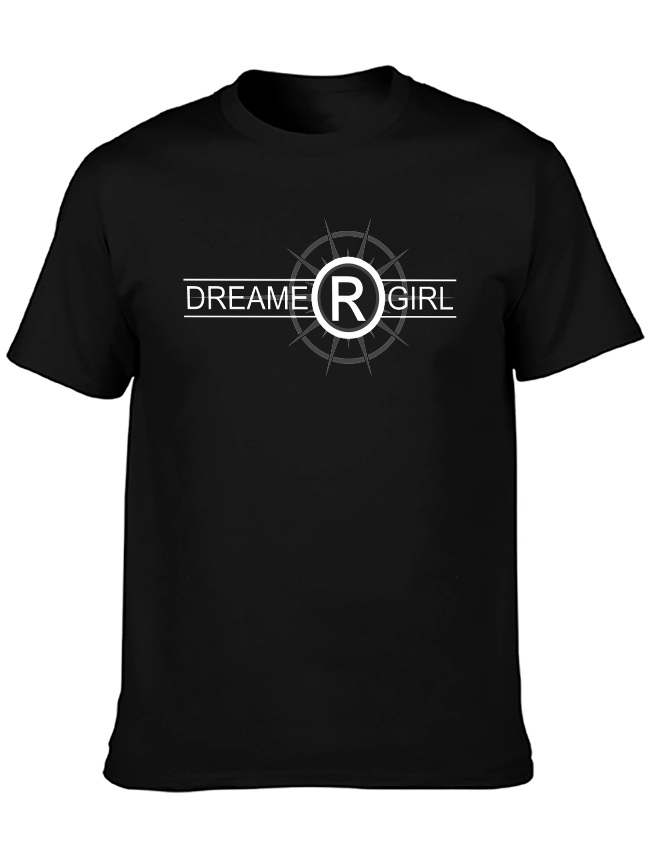 Dreamer Girl Black Graphic Tee - Stylish Unisex T-Shirt
