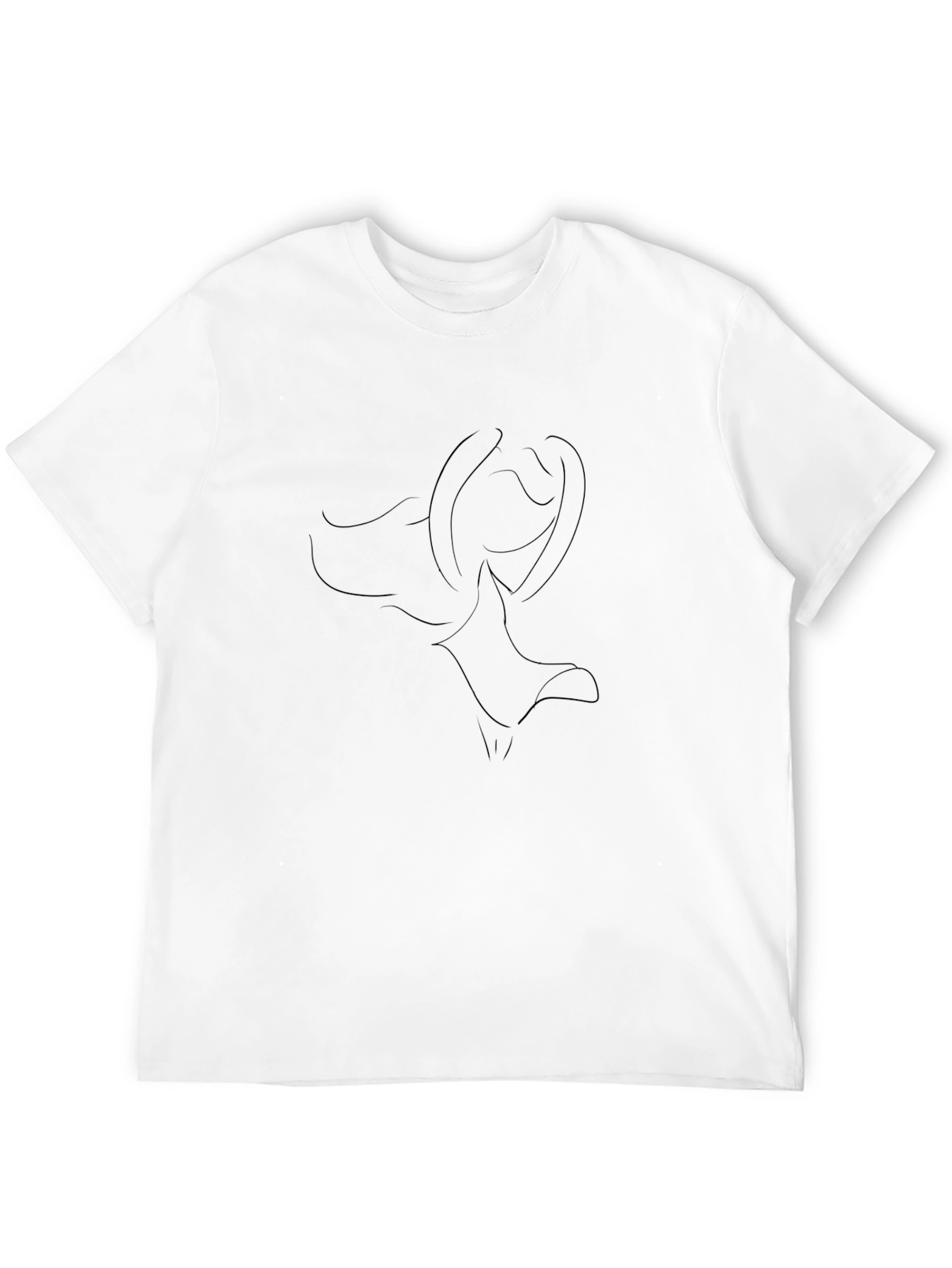 Abstract Line Art Graphic Tee