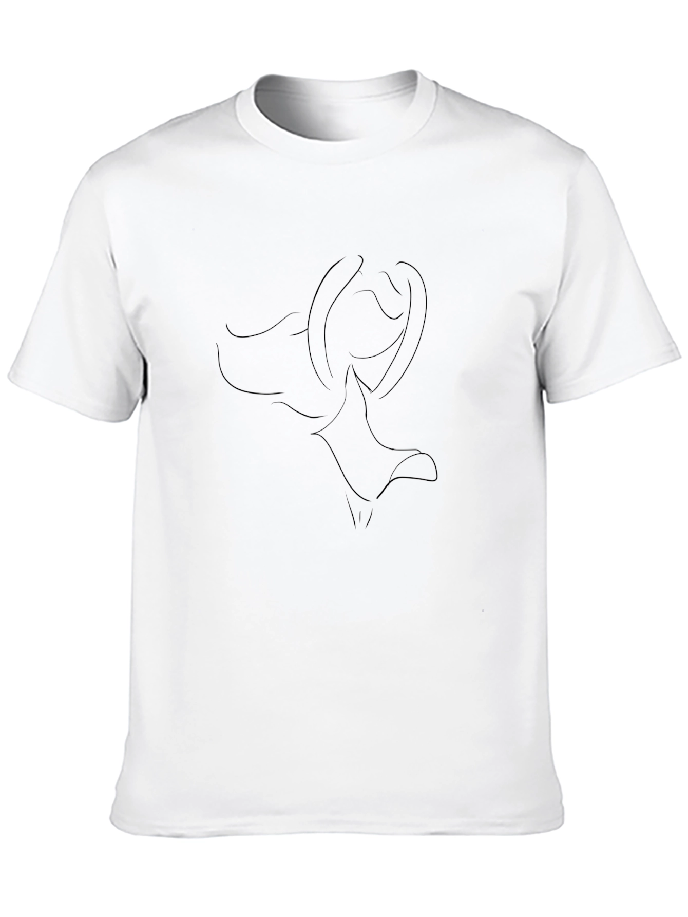 Abstract Line Art Graphic Tee
