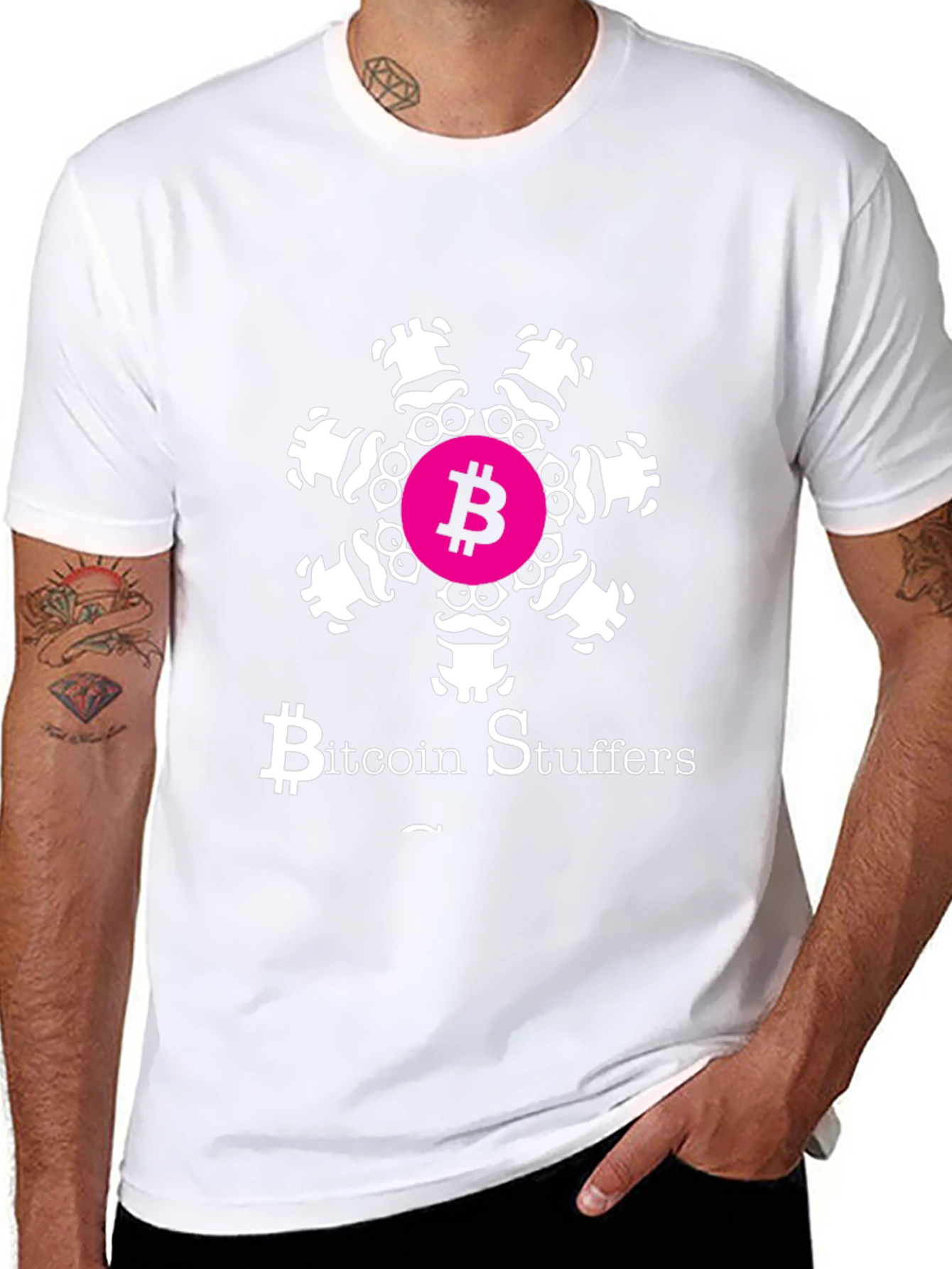 Bitcoin Stuffers Funny Graphic Tee