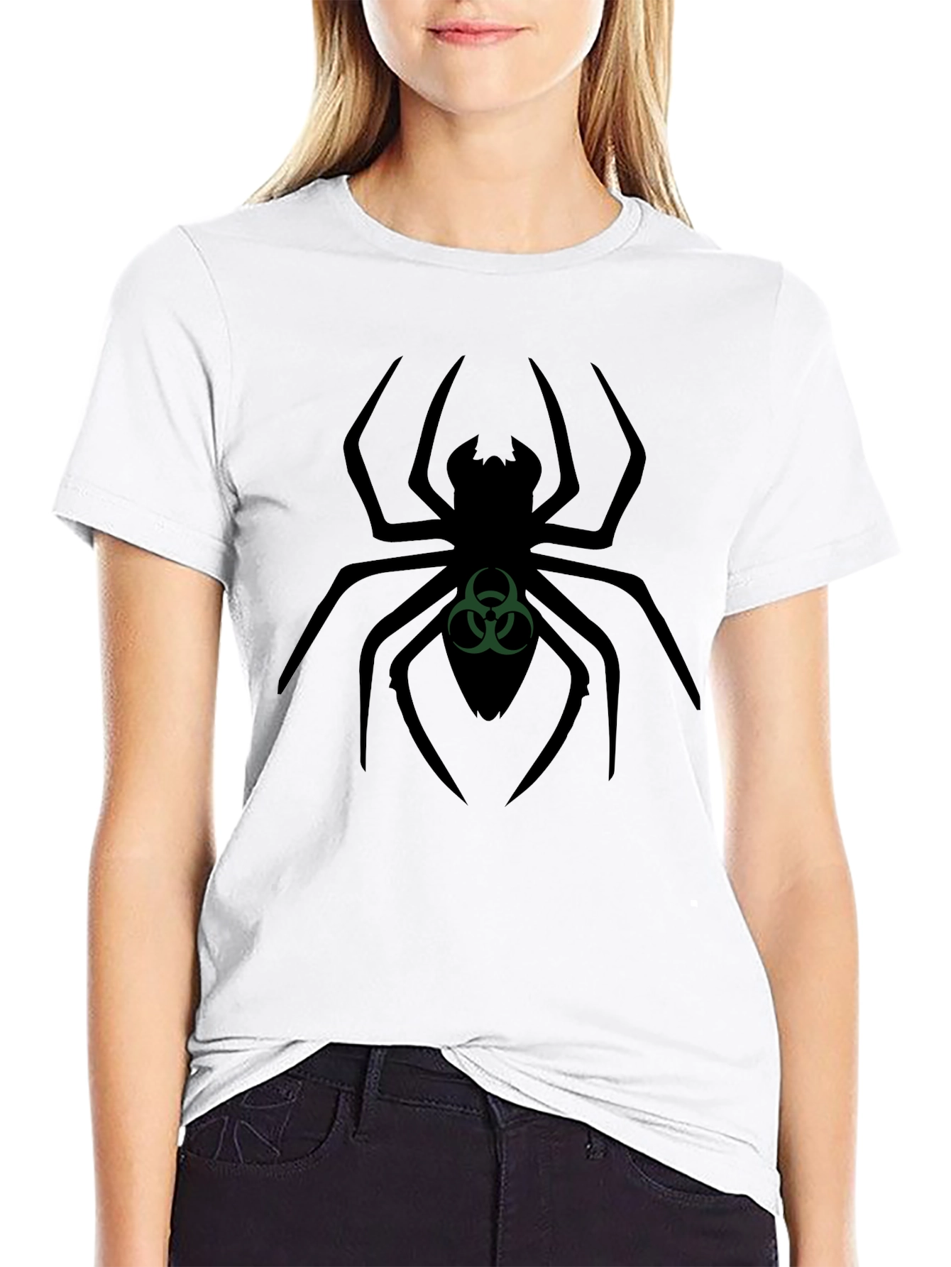 Biohazard Spider Graphic T-Shirt