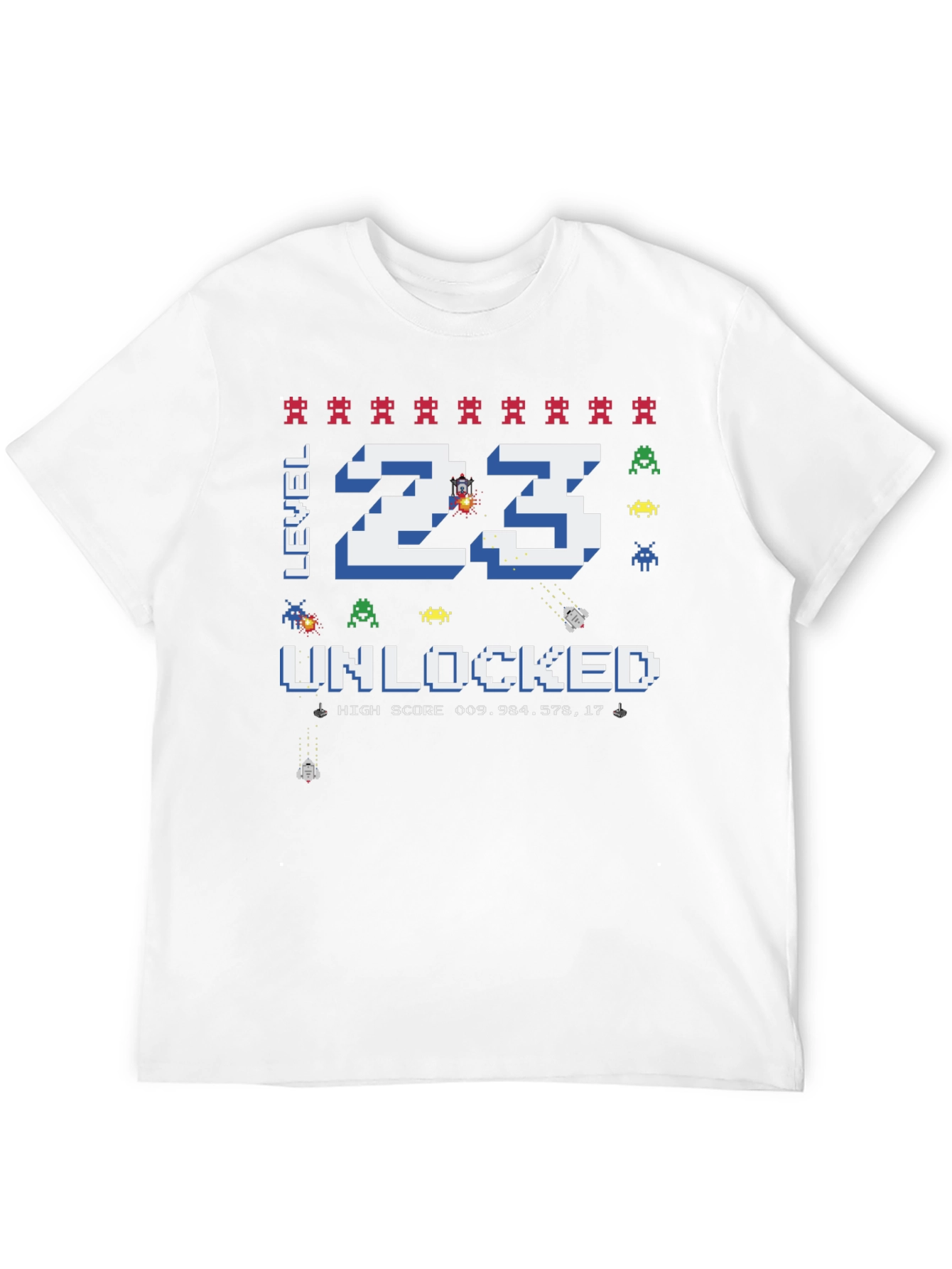 Level 23 Unlocked T-Shirt: Gamer Birthday Tee