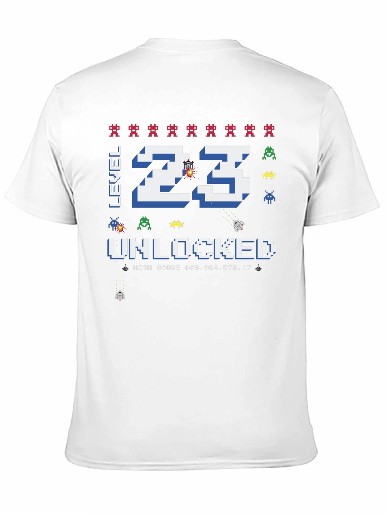 Level 23 Unlocked T-Shirt: Gamer Birthday Tee
