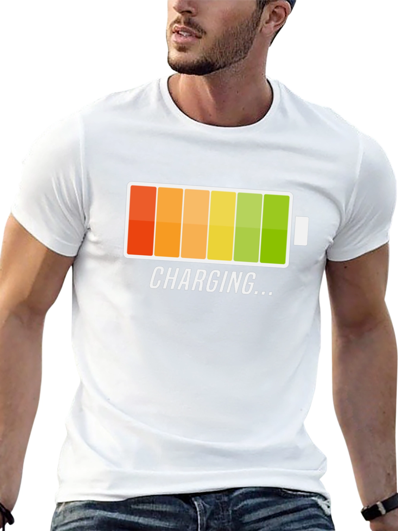 Charging Battery Graphic T-Shirt