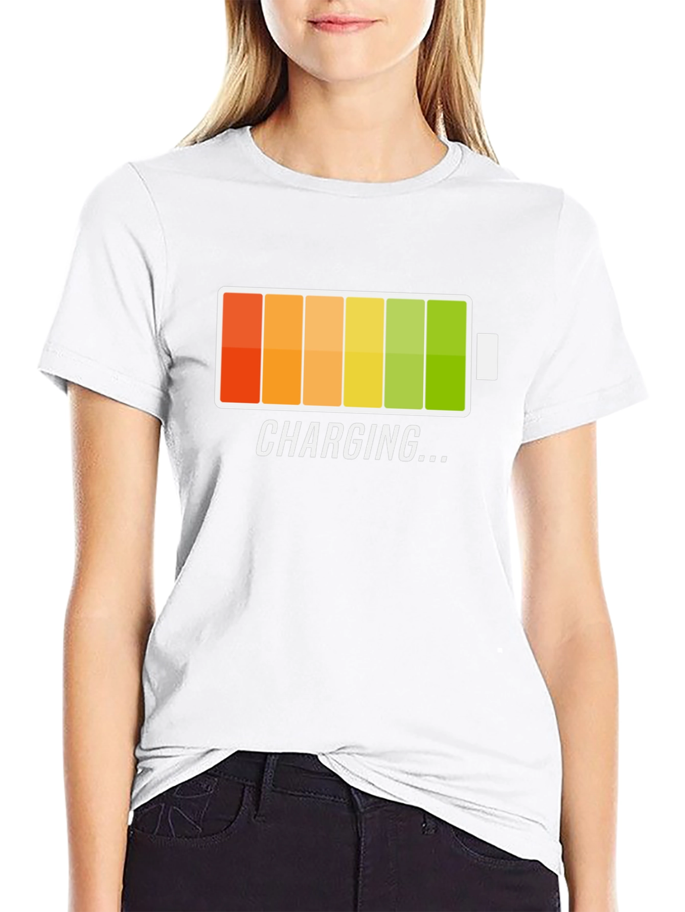 Charging Battery Graphic T-Shirt