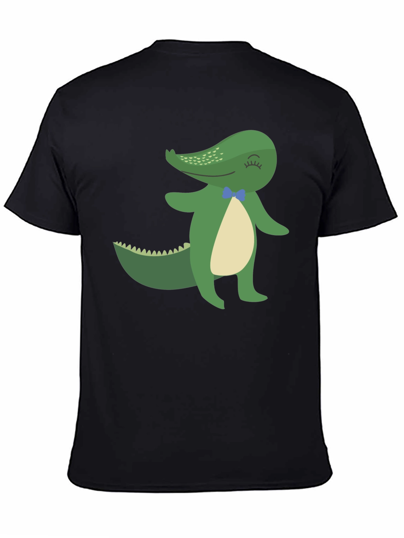 Cool Alligator Graphic Tee - Black