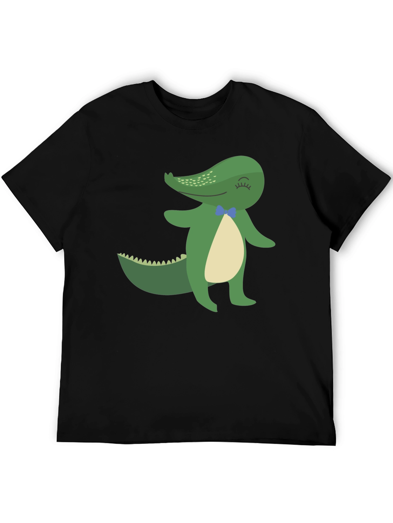 Cool Alligator Graphic Tee - Black