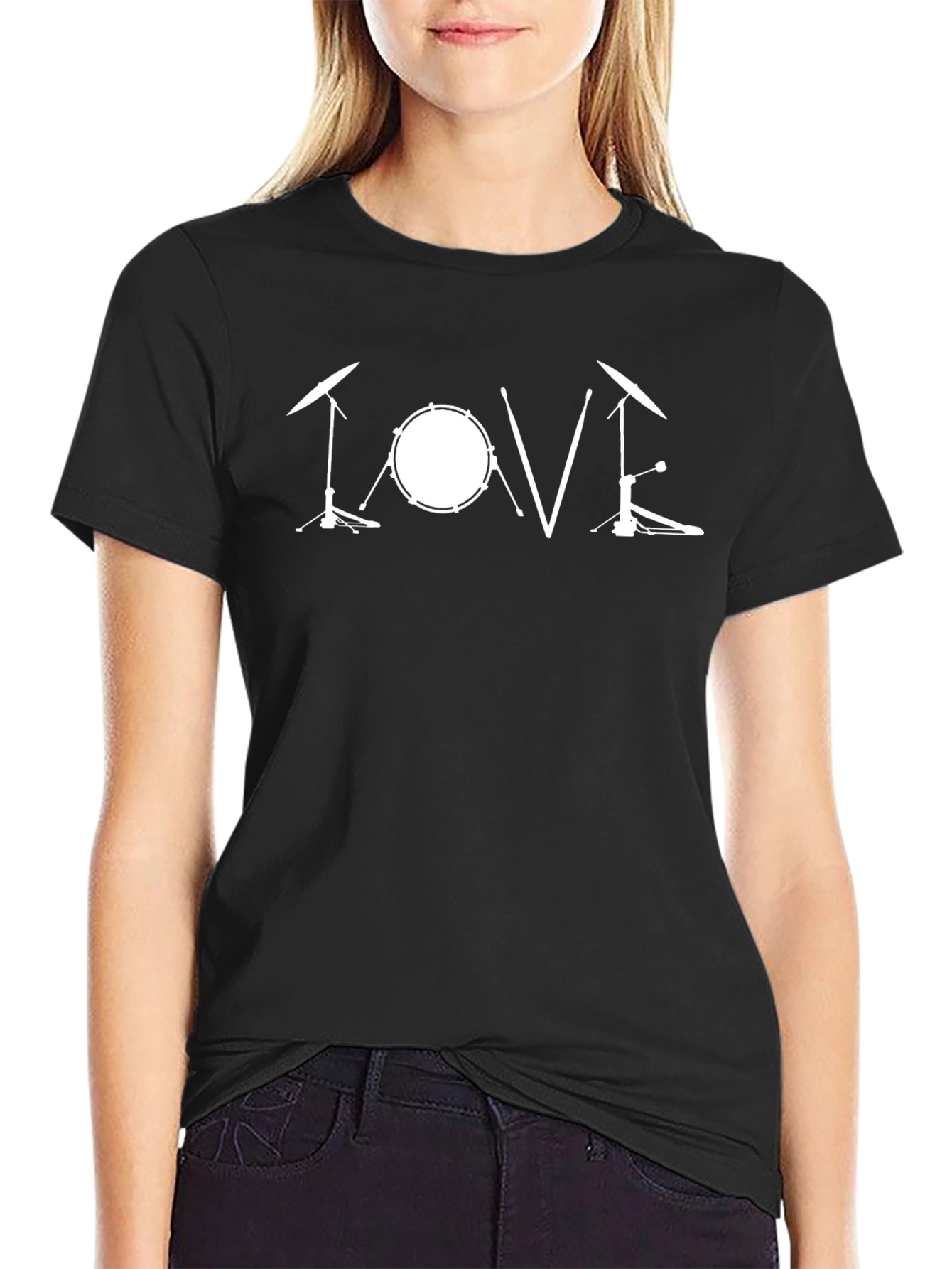 Drummer LOVE T-Shirt - Music Gift