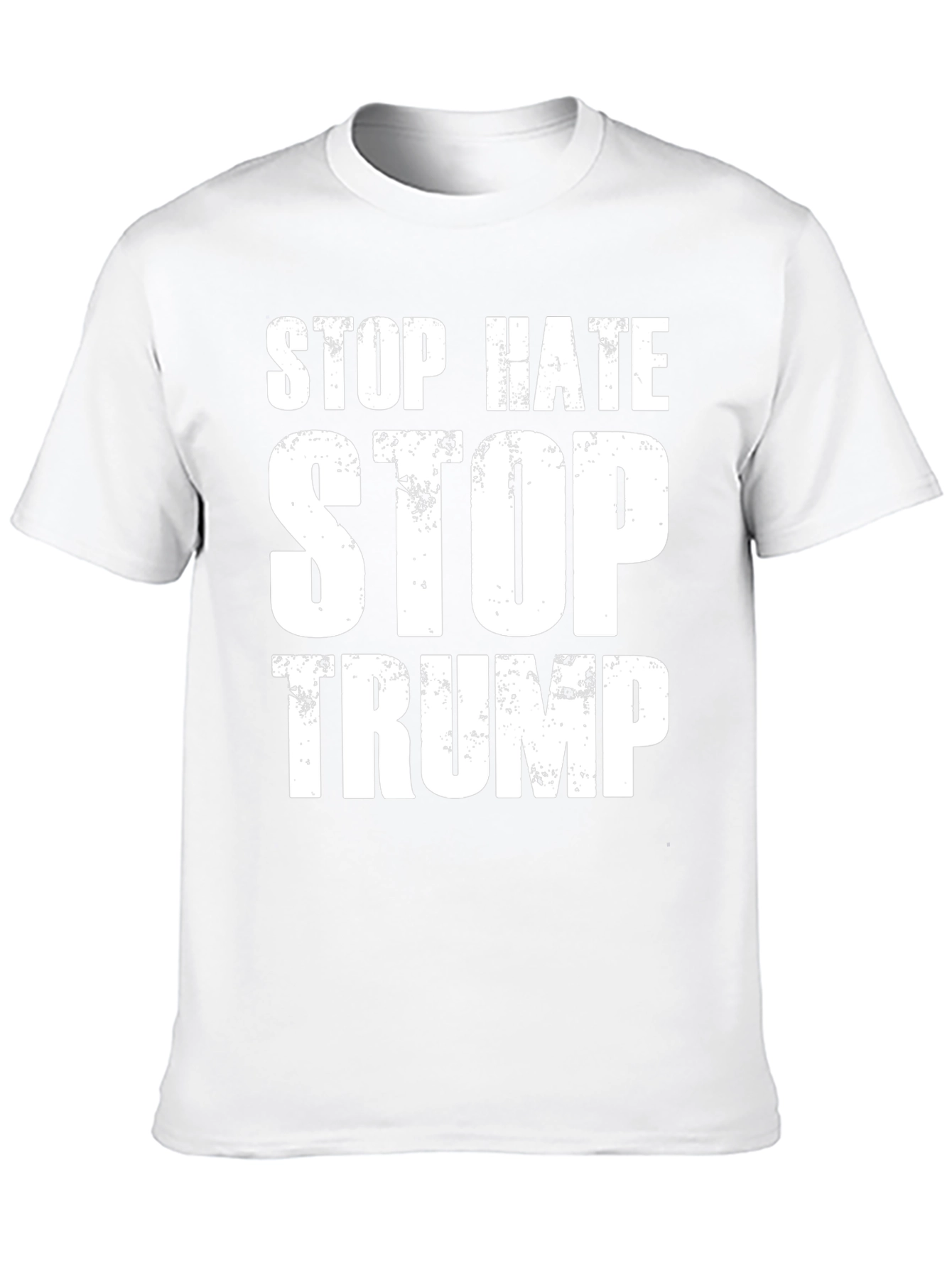 Stop Hate Stop Trump Black T-Shirt