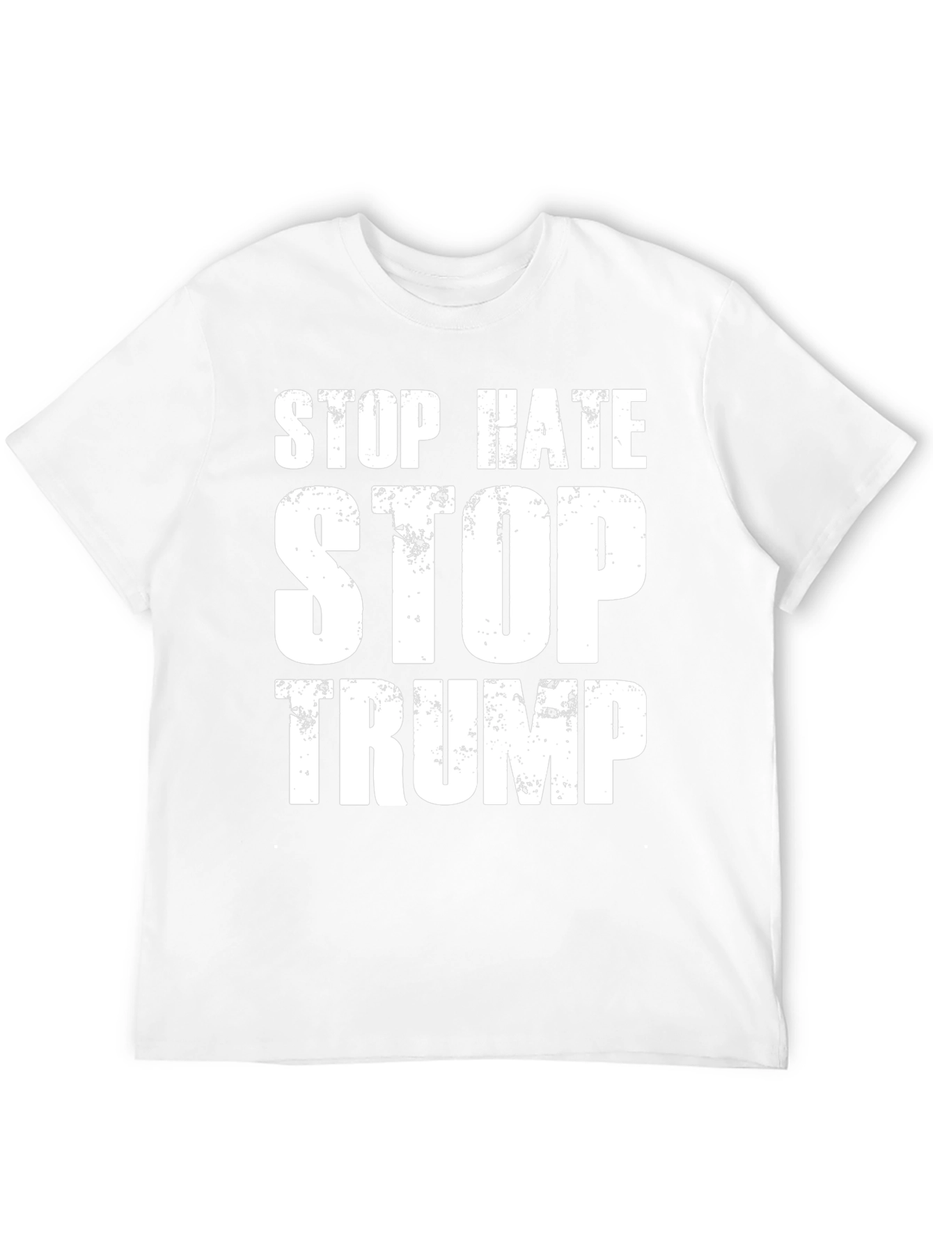 Stop Hate Stop Trump Black T-Shirt