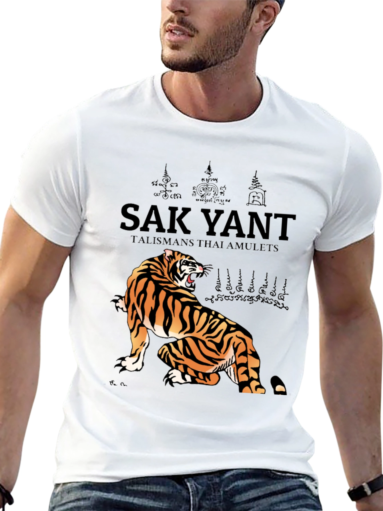 Sak Yant Tiger Graphic Tee