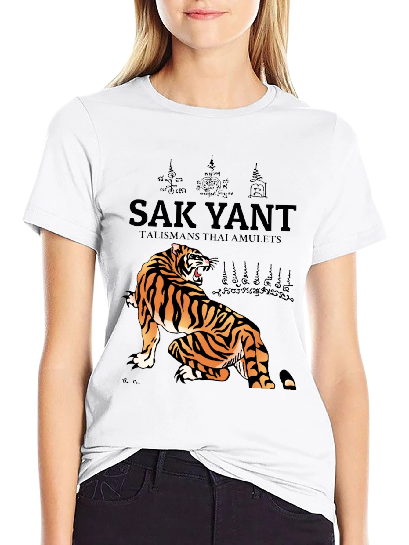 Sak Yant Tiger Graphic Tee