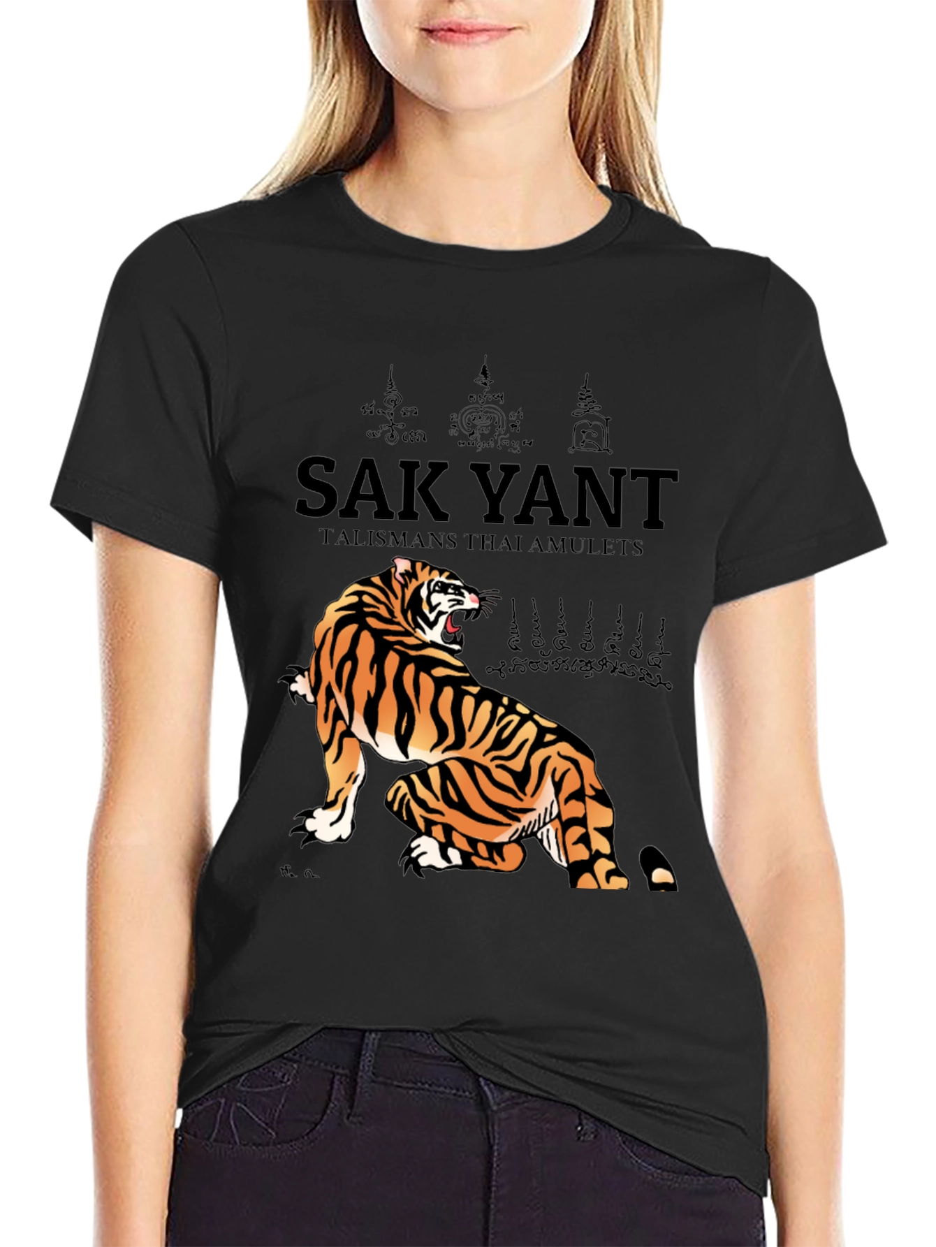 Sak Yant Tiger Graphic Tee