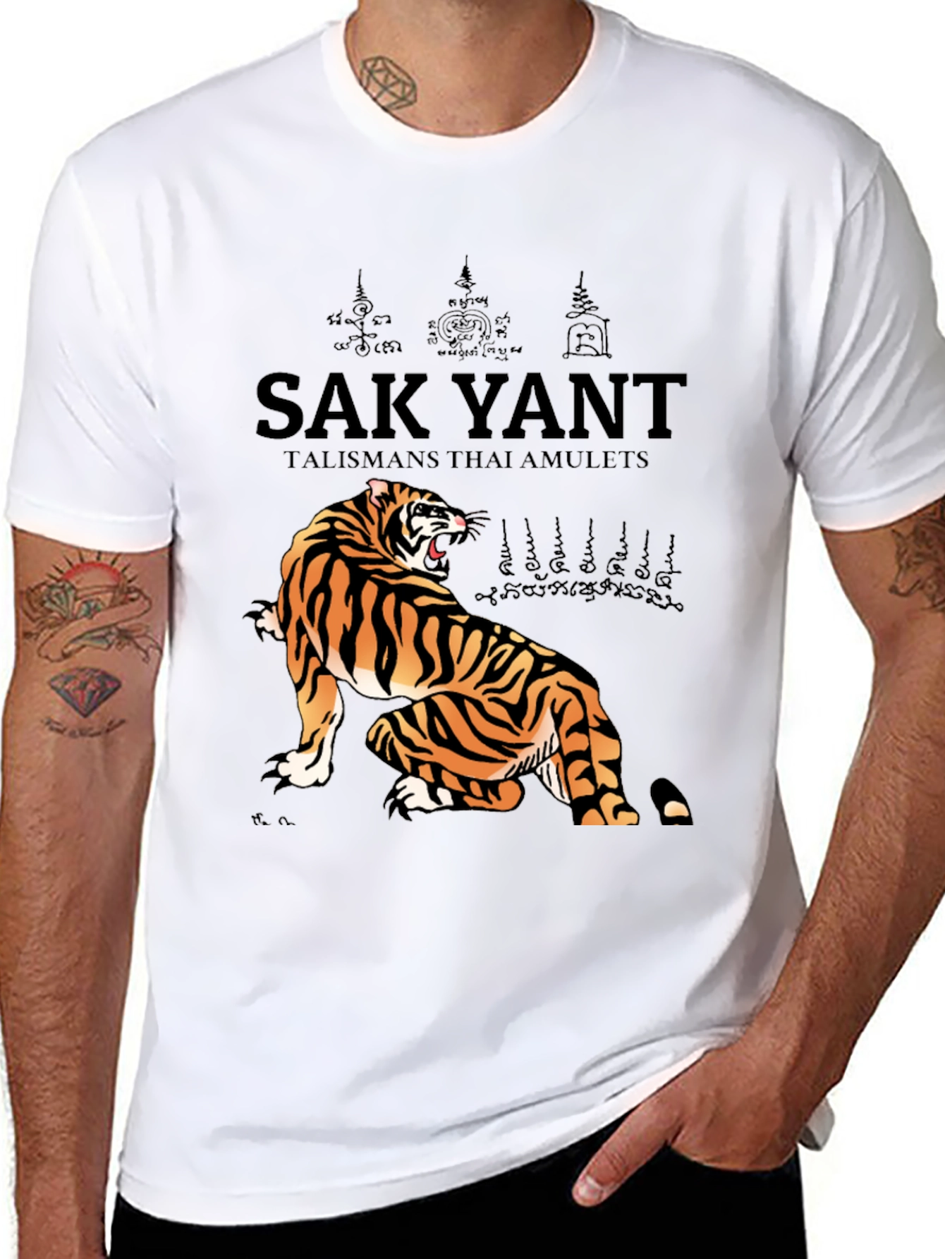 Sak Yant Tiger Graphic Tee