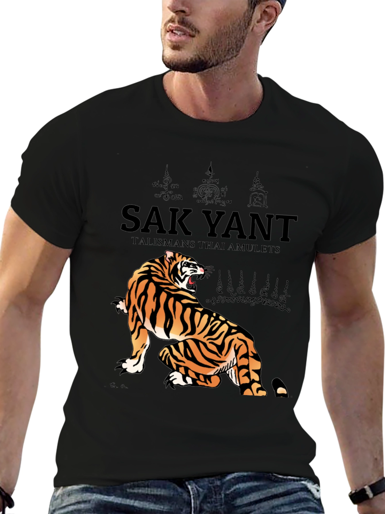 Sak Yant Tiger Graphic Tee