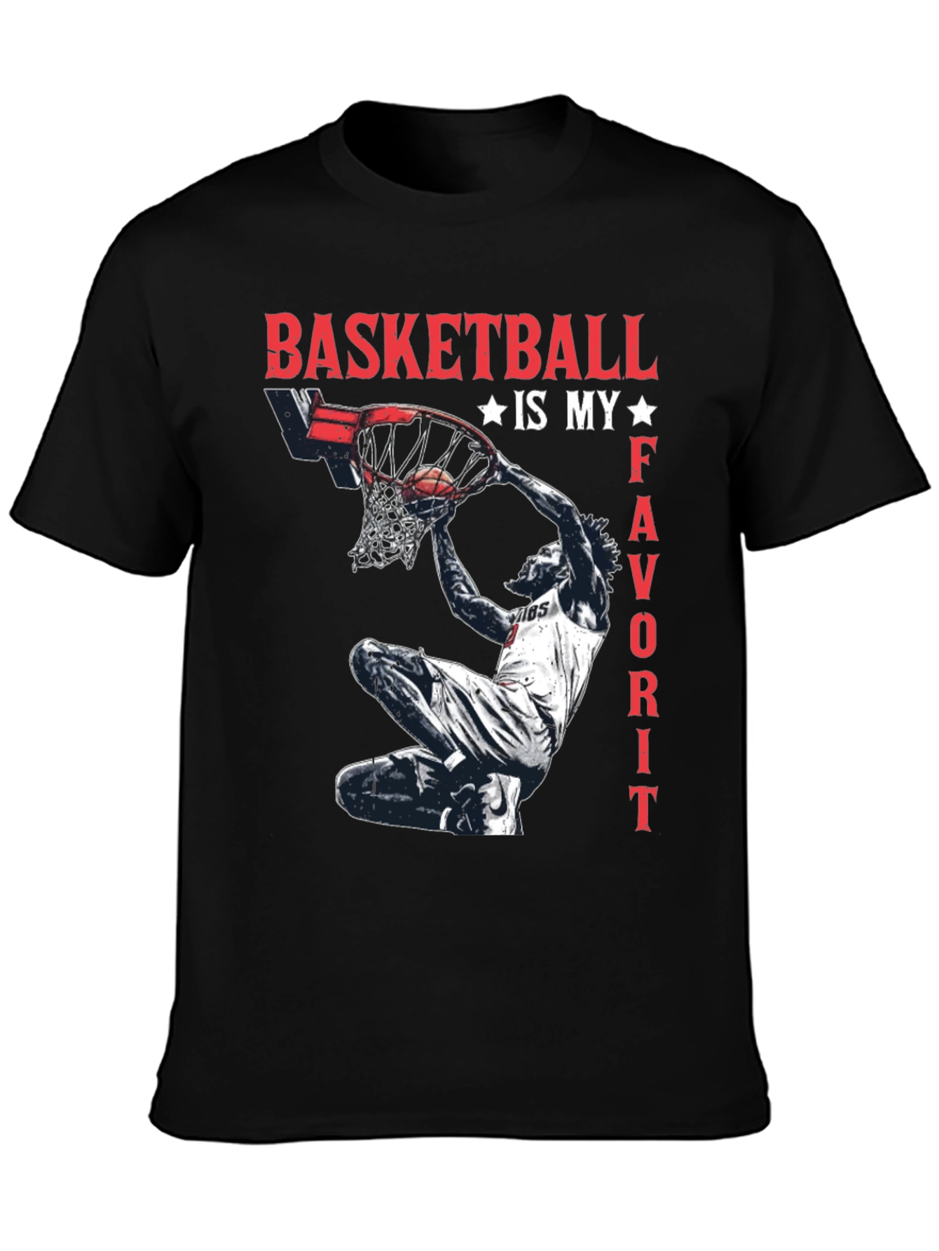 Basketball is My Favorite T-Shirt - Graphic Tee