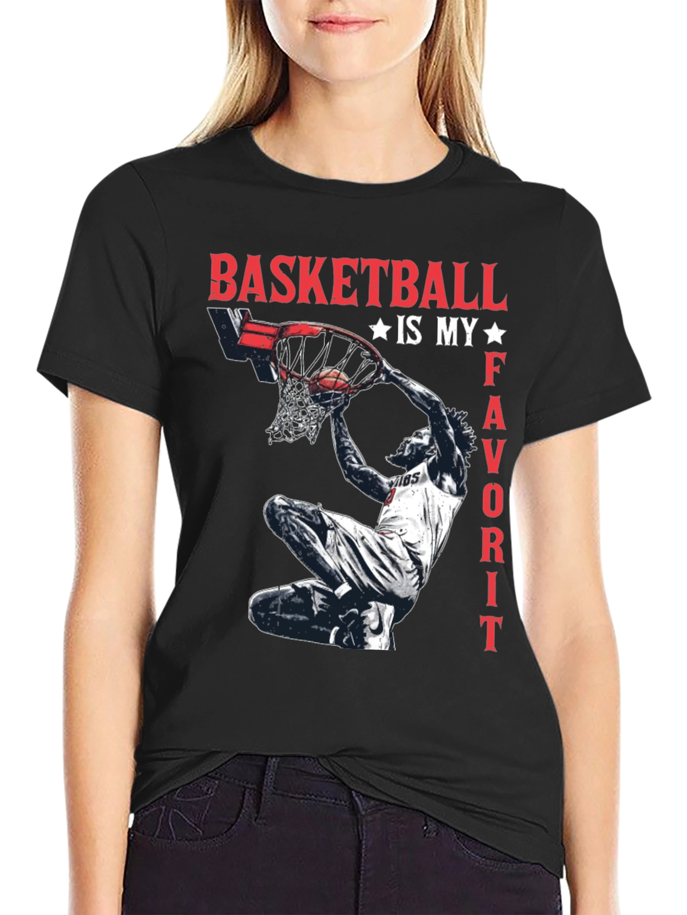 Basketball is My Favorite T-Shirt - Graphic Tee