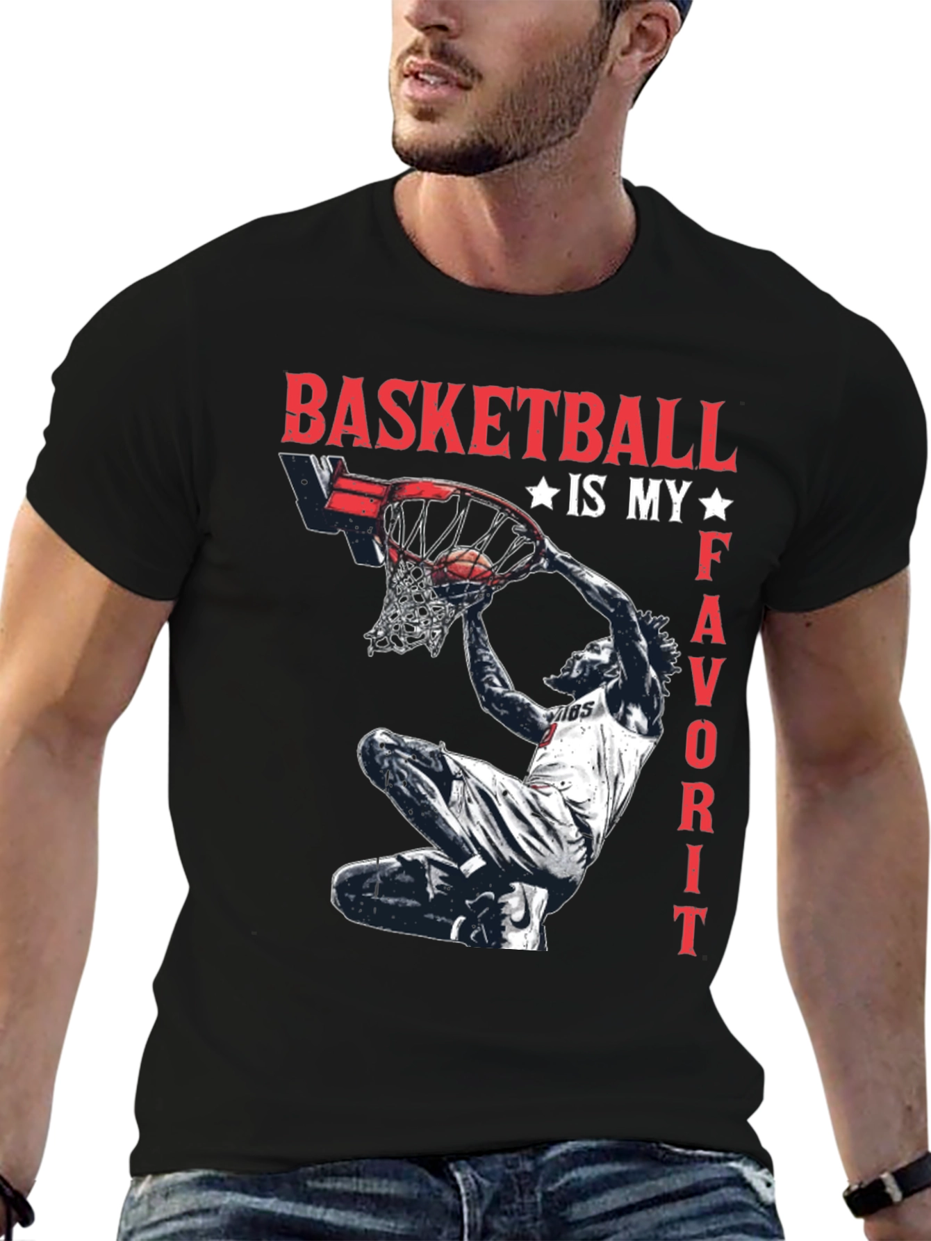 Basketball is My Favorite T-Shirt - Graphic Tee
