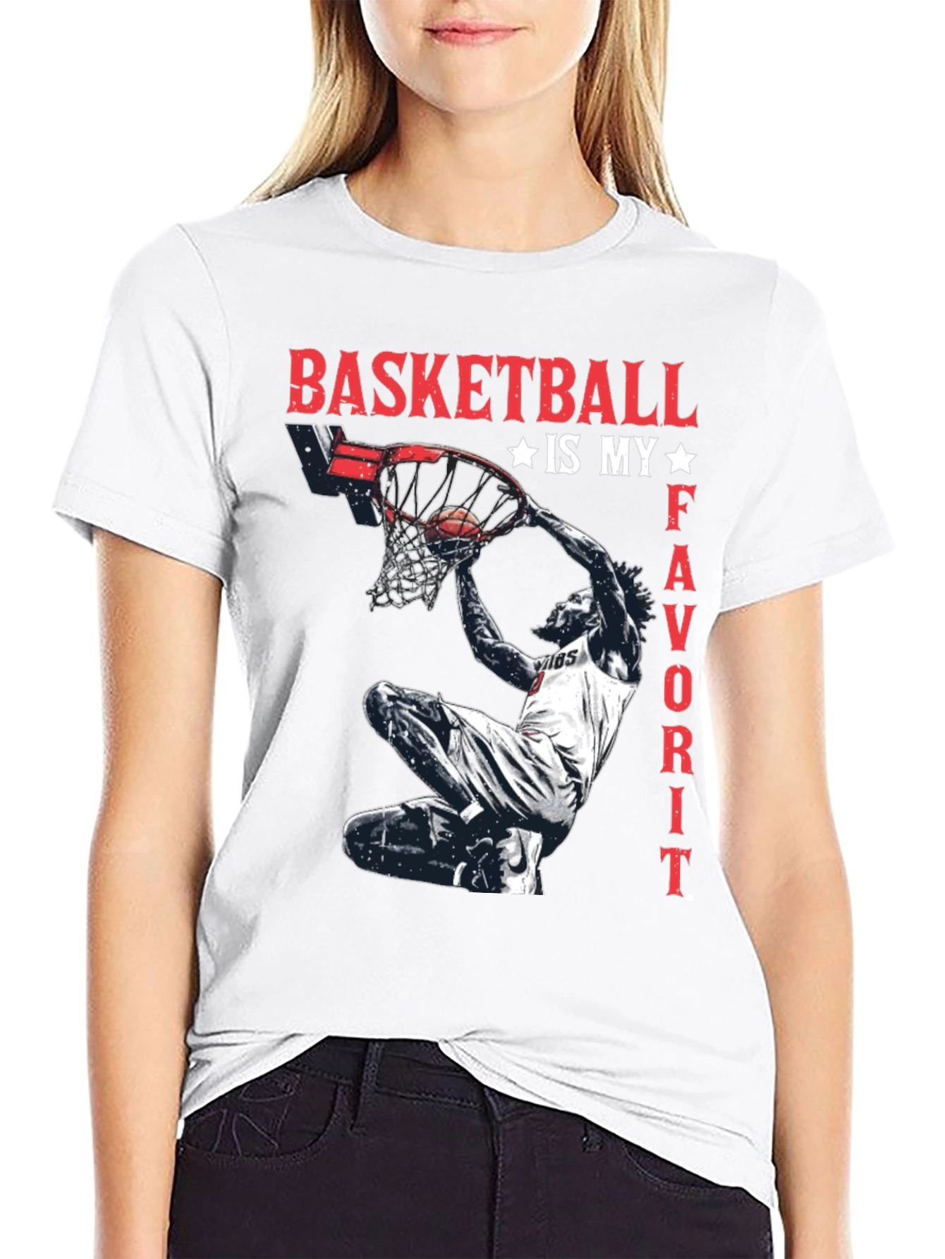 Basketball is My Favorite T-Shirt - Graphic Tee