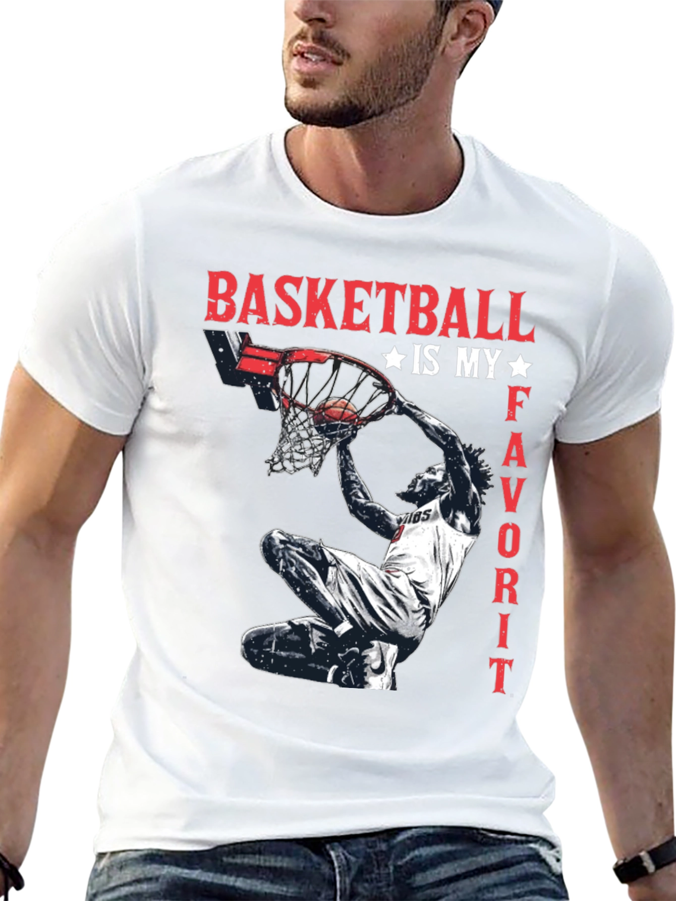 Basketball is My Favorite T-Shirt - Graphic Tee