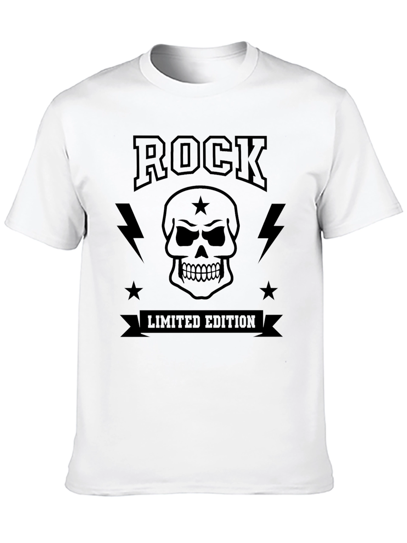 Rock Limited Edition Black Graphic T-Shirt