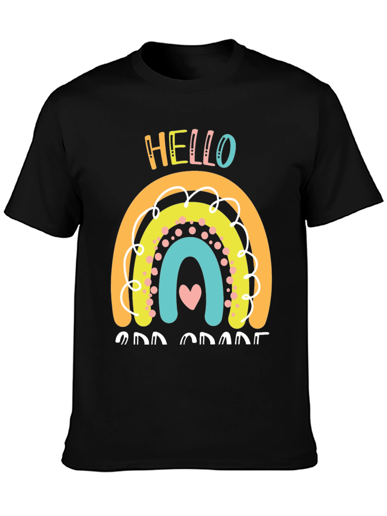 Hello 2nd Grade Rainbow T-Shirt