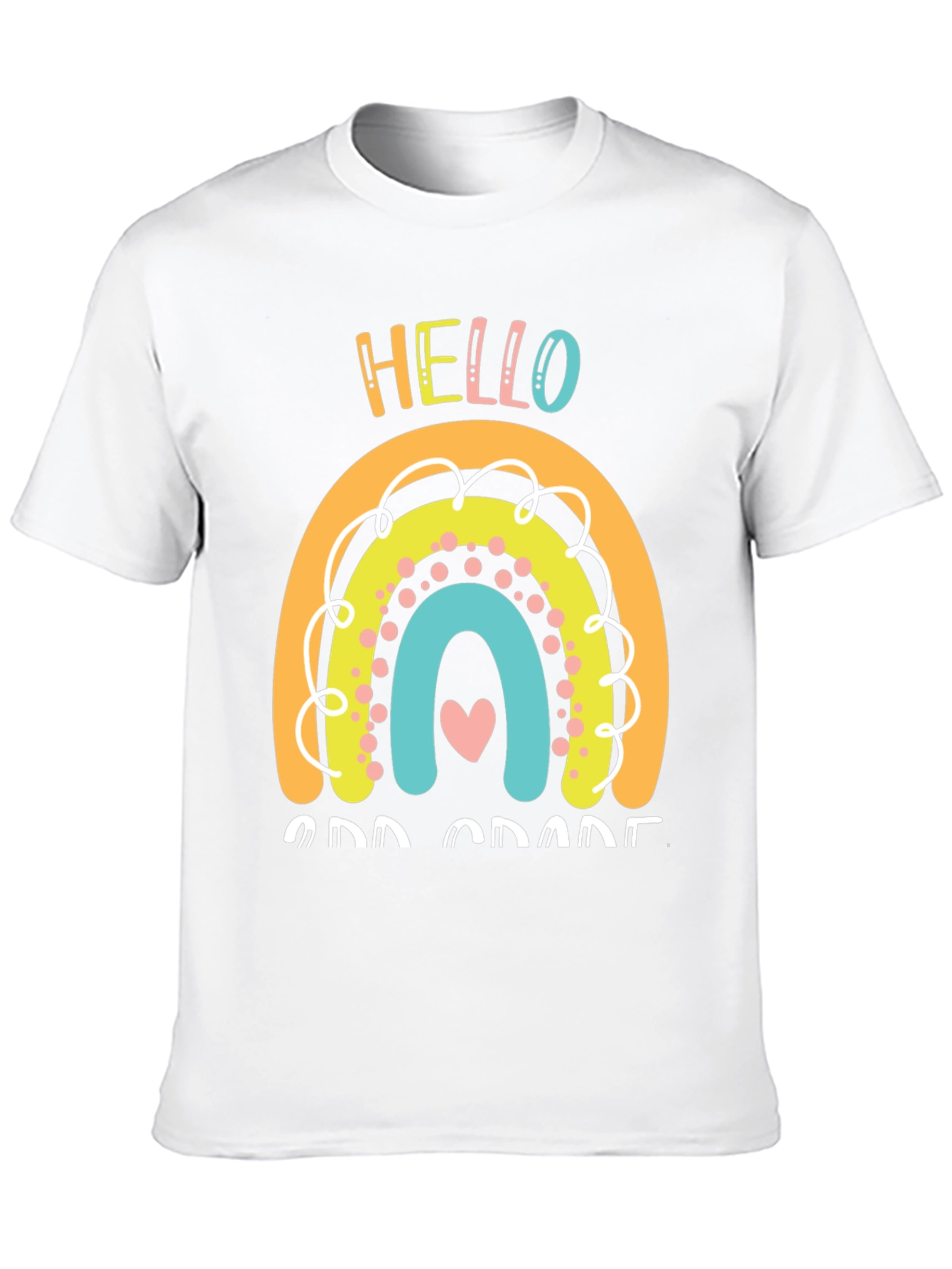Hello 2nd Grade Rainbow T-Shirt