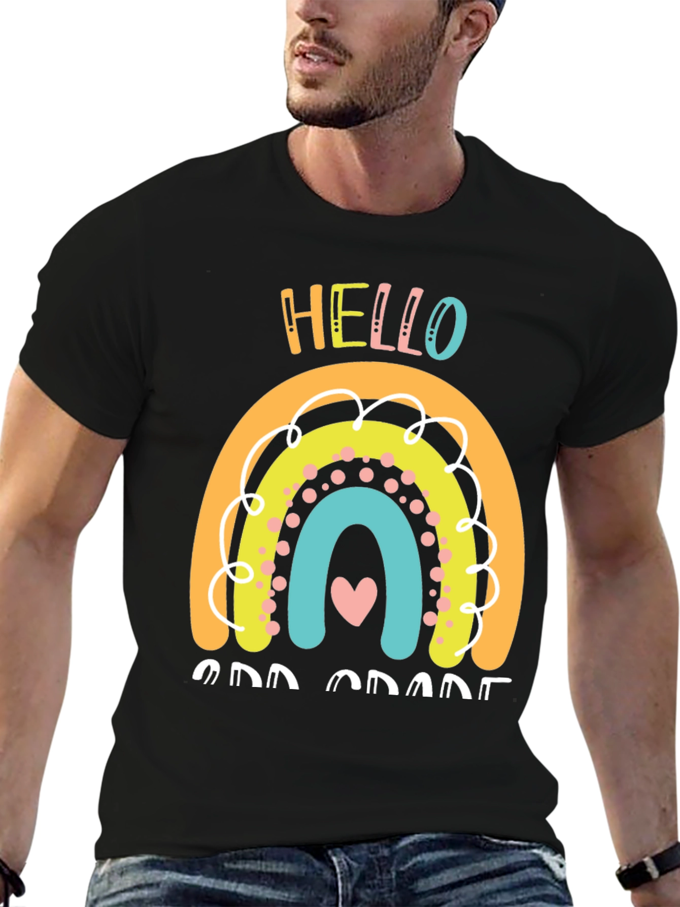 Hello 2nd Grade Rainbow T-Shirt