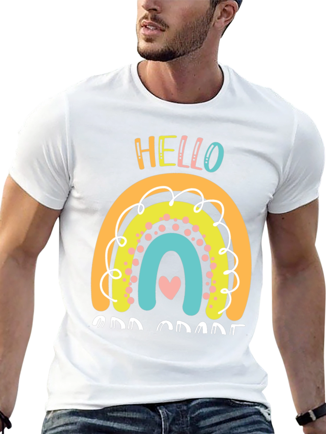Hello 2nd Grade Rainbow T-Shirt