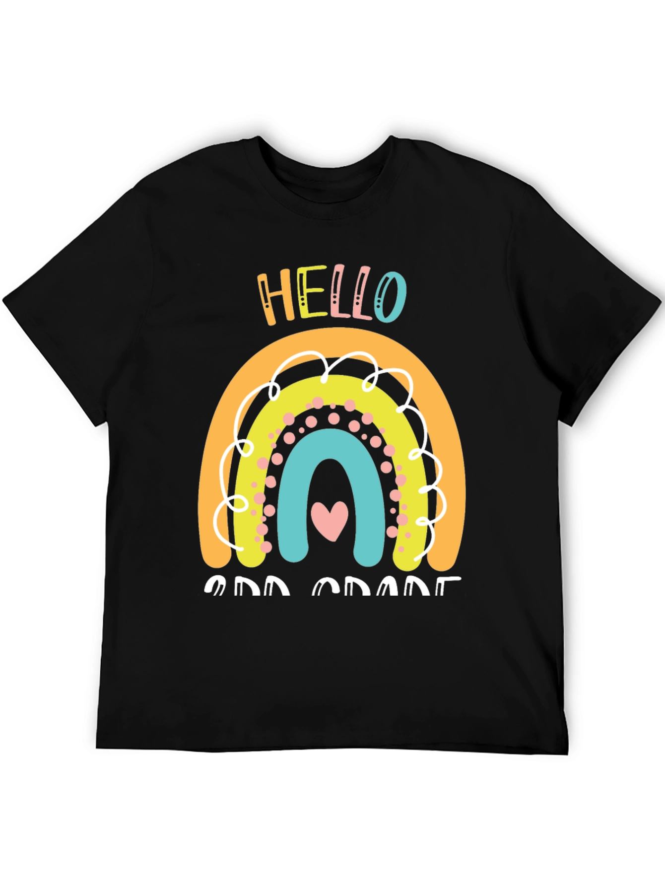 Hello 2nd Grade Rainbow T-Shirt