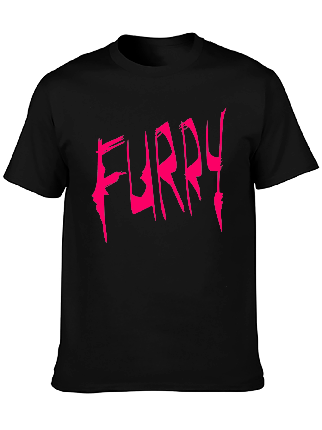 Furry Graphic Tee - Bold Statement Shirt