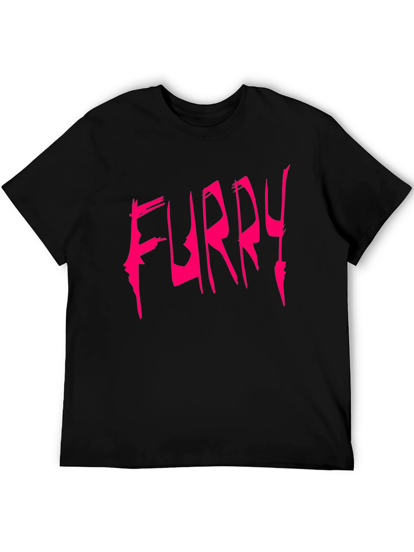 Furry Graphic Tee - Bold Statement Shirt