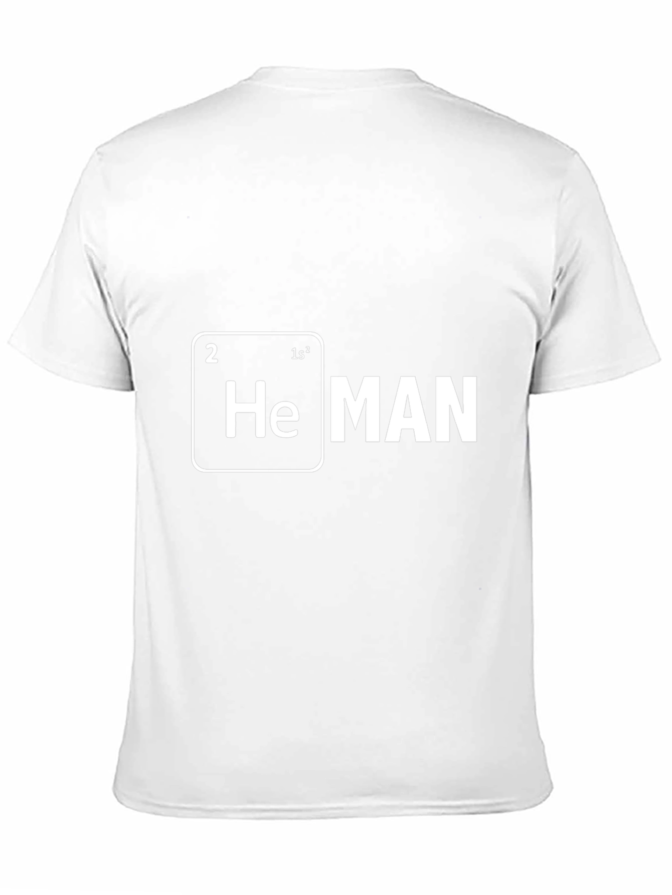 He MAN Periodic Table T-Shirt Funny Science Tee