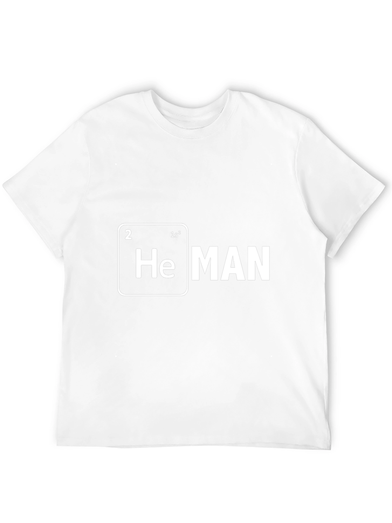He MAN Periodic Table T-Shirt Funny Science Tee