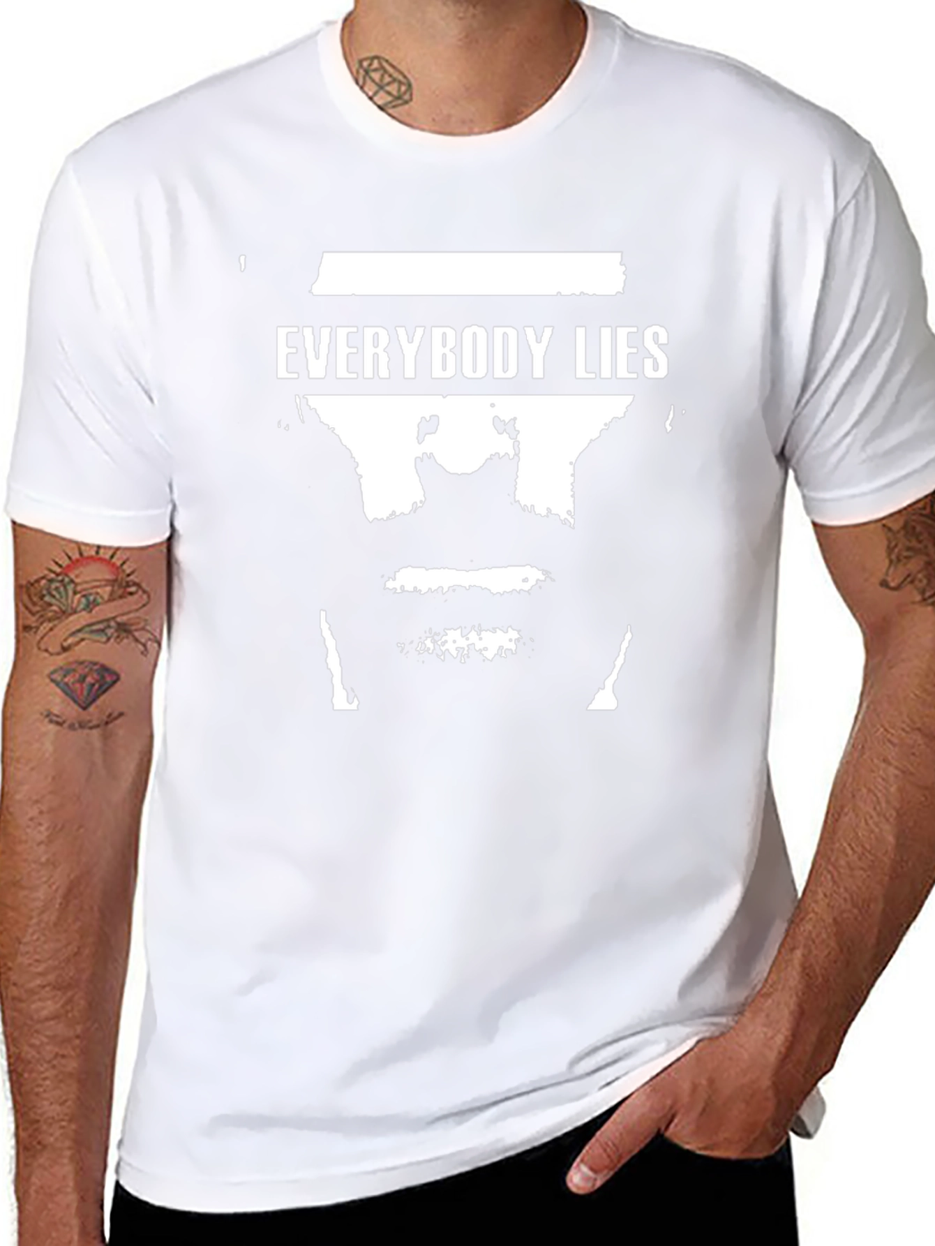 Everybody Lies Graphic T-Shirt - House MD Inspired