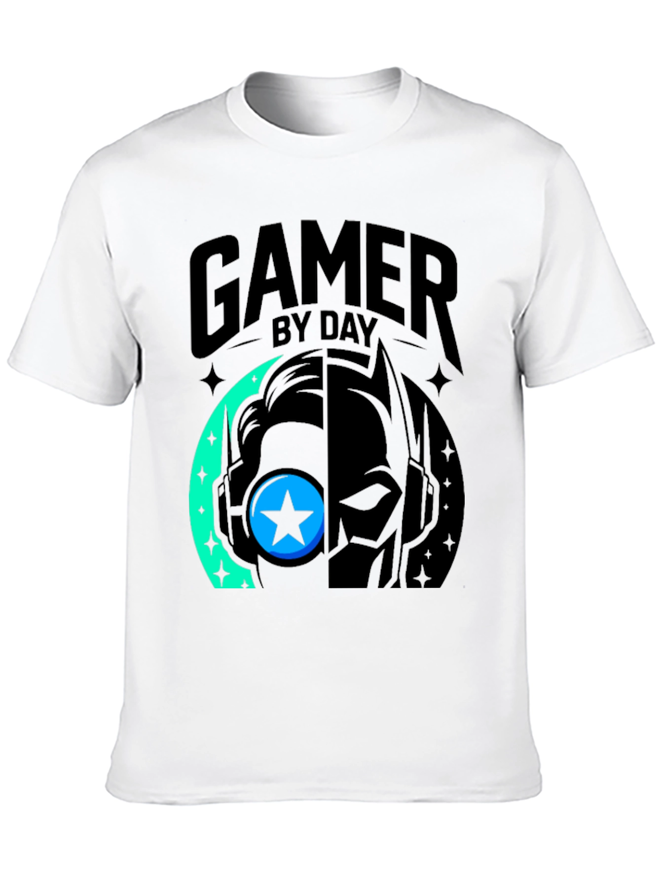 Gamer By Day Black Graphic Tee