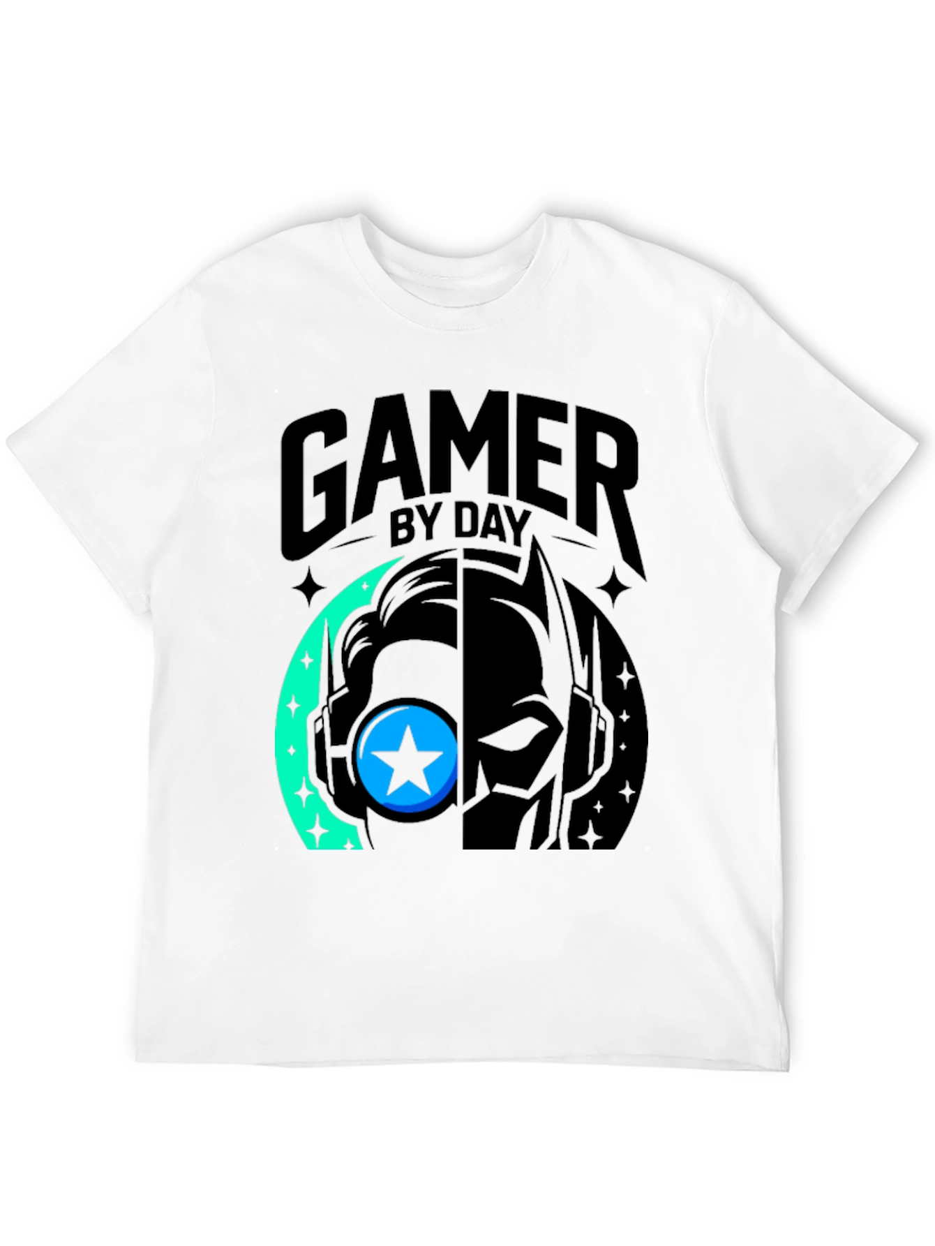 Gamer By Day Black Graphic Tee