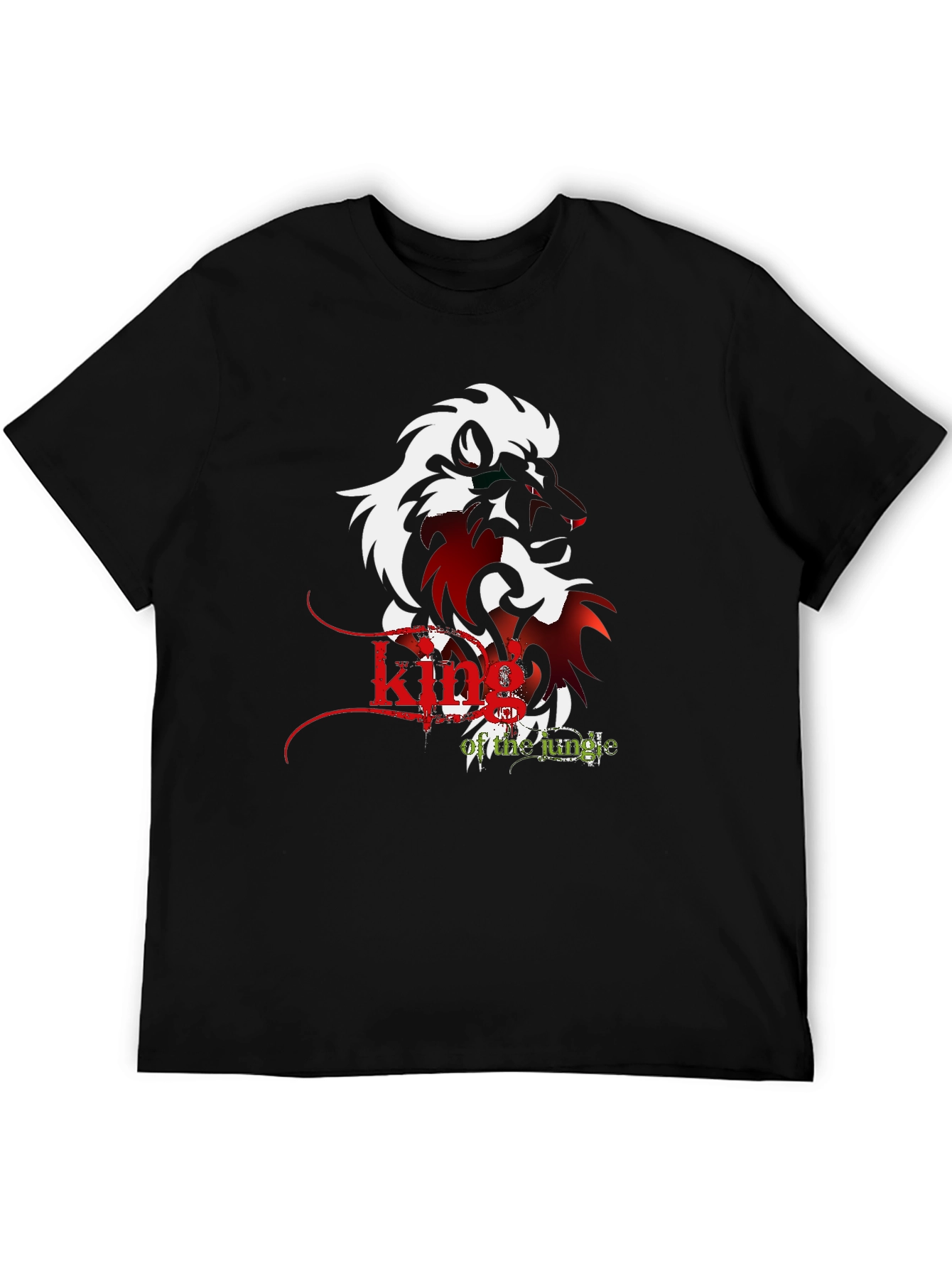 King of the Jungle Lion Graphic Tee