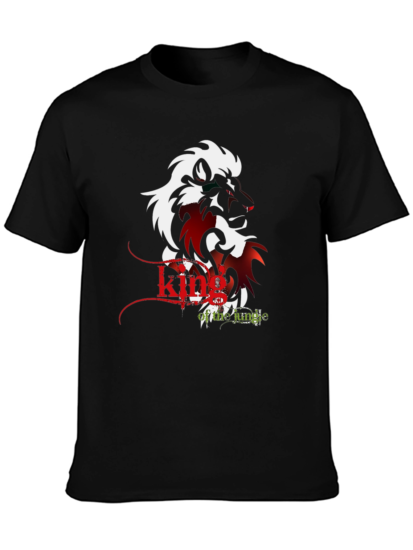 King of the Jungle Lion Graphic Tee
