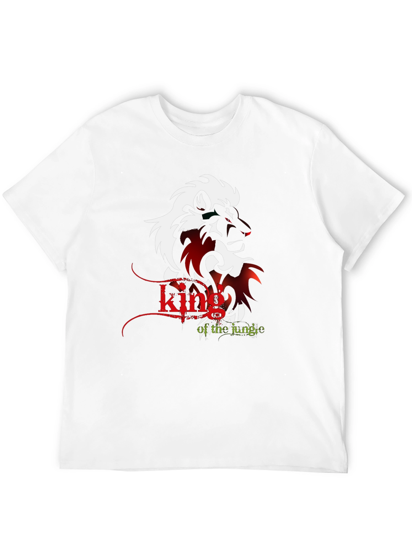 King of the Jungle Lion Graphic Tee