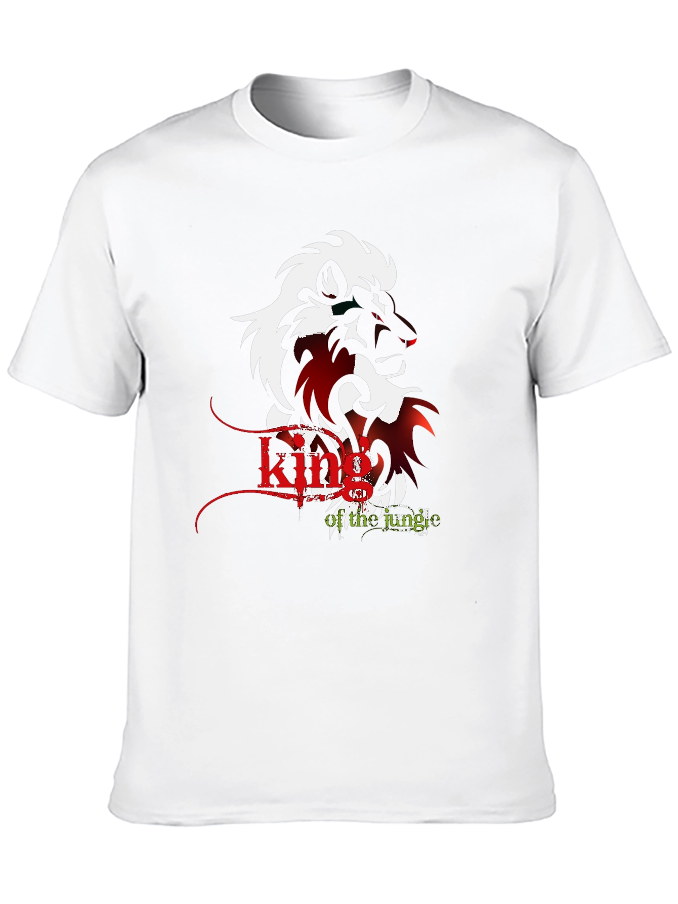King of the Jungle Lion Graphic Tee