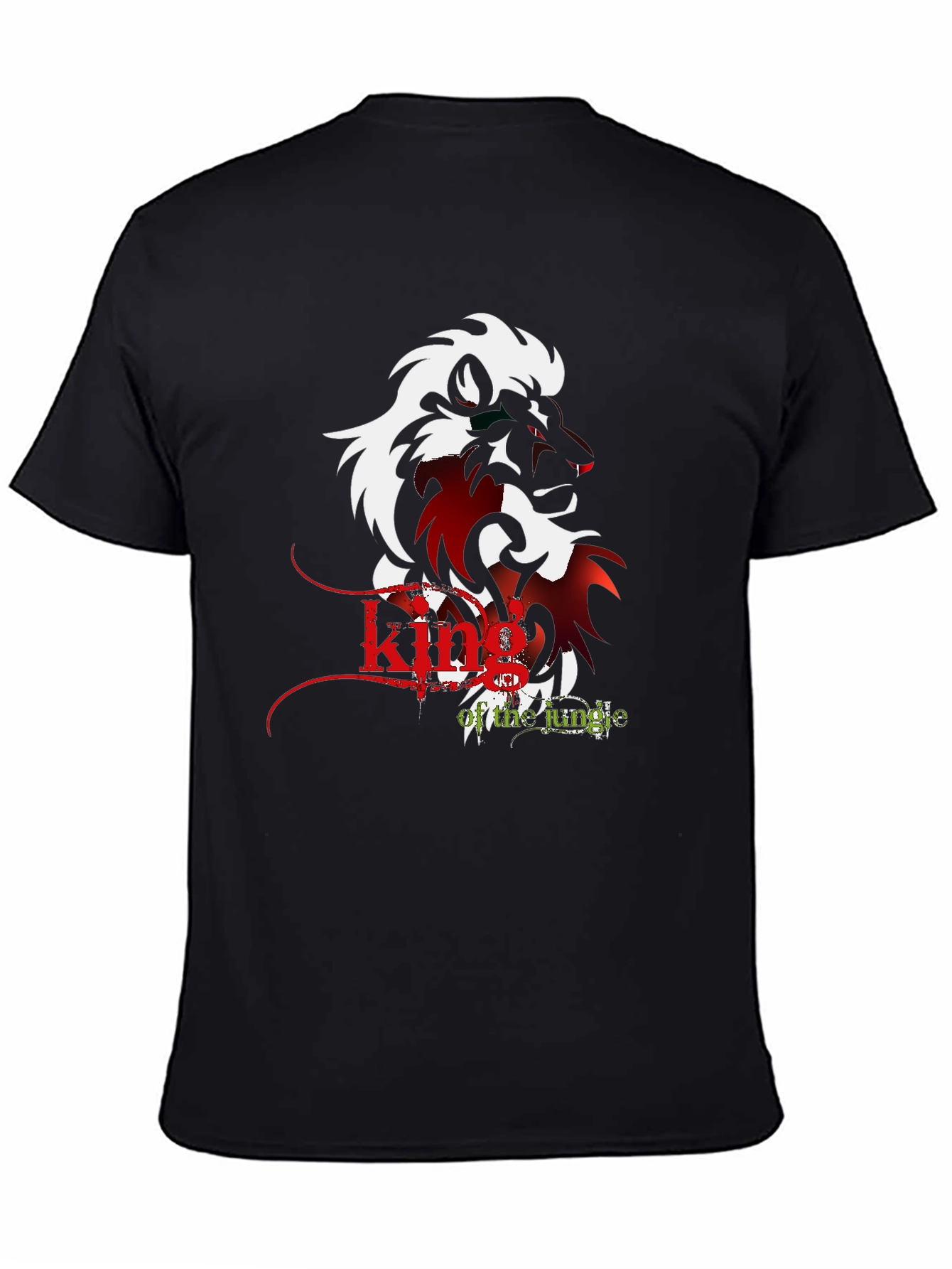King of the Jungle Lion Graphic Tee