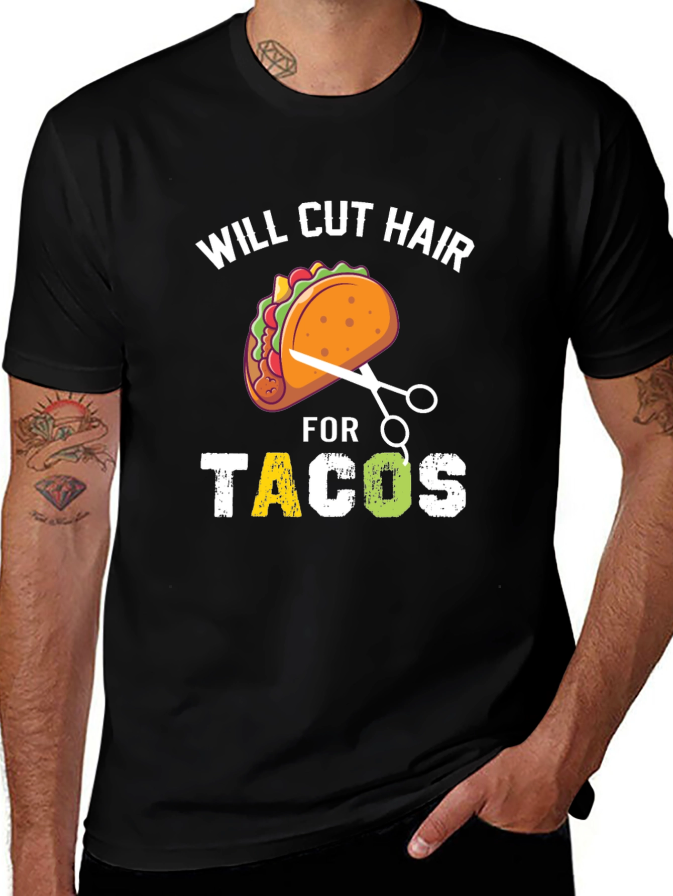 Will Cut Hair For Tacos T-Shirt