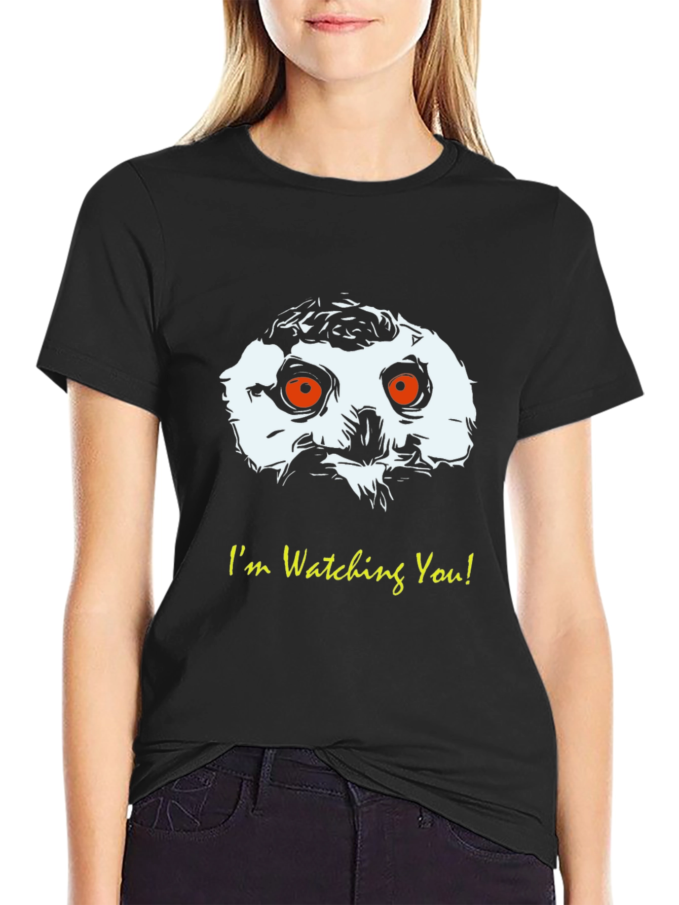 Im Watching You Owl Graphic T-Shirt