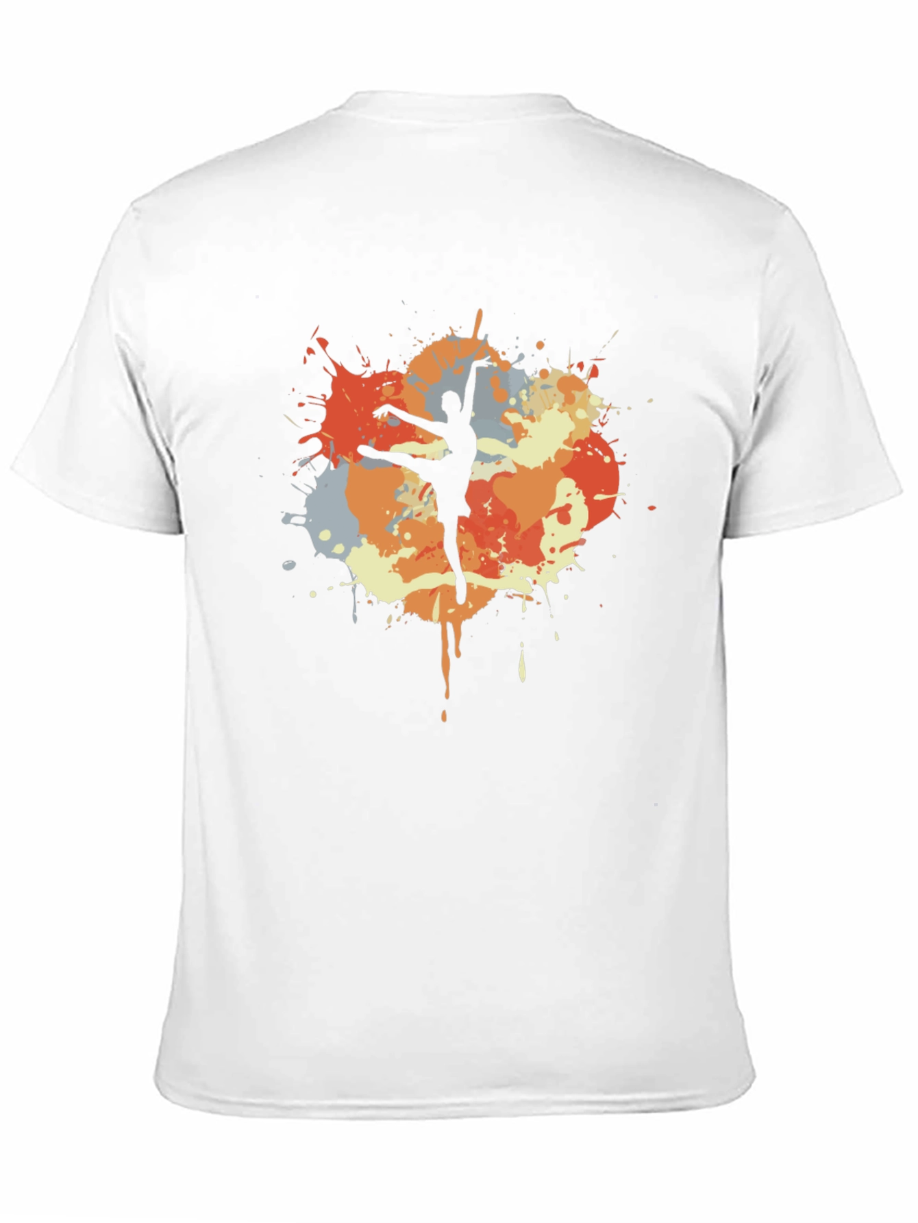 Ballet Dancer T-Shirt - Artistic Splash Design