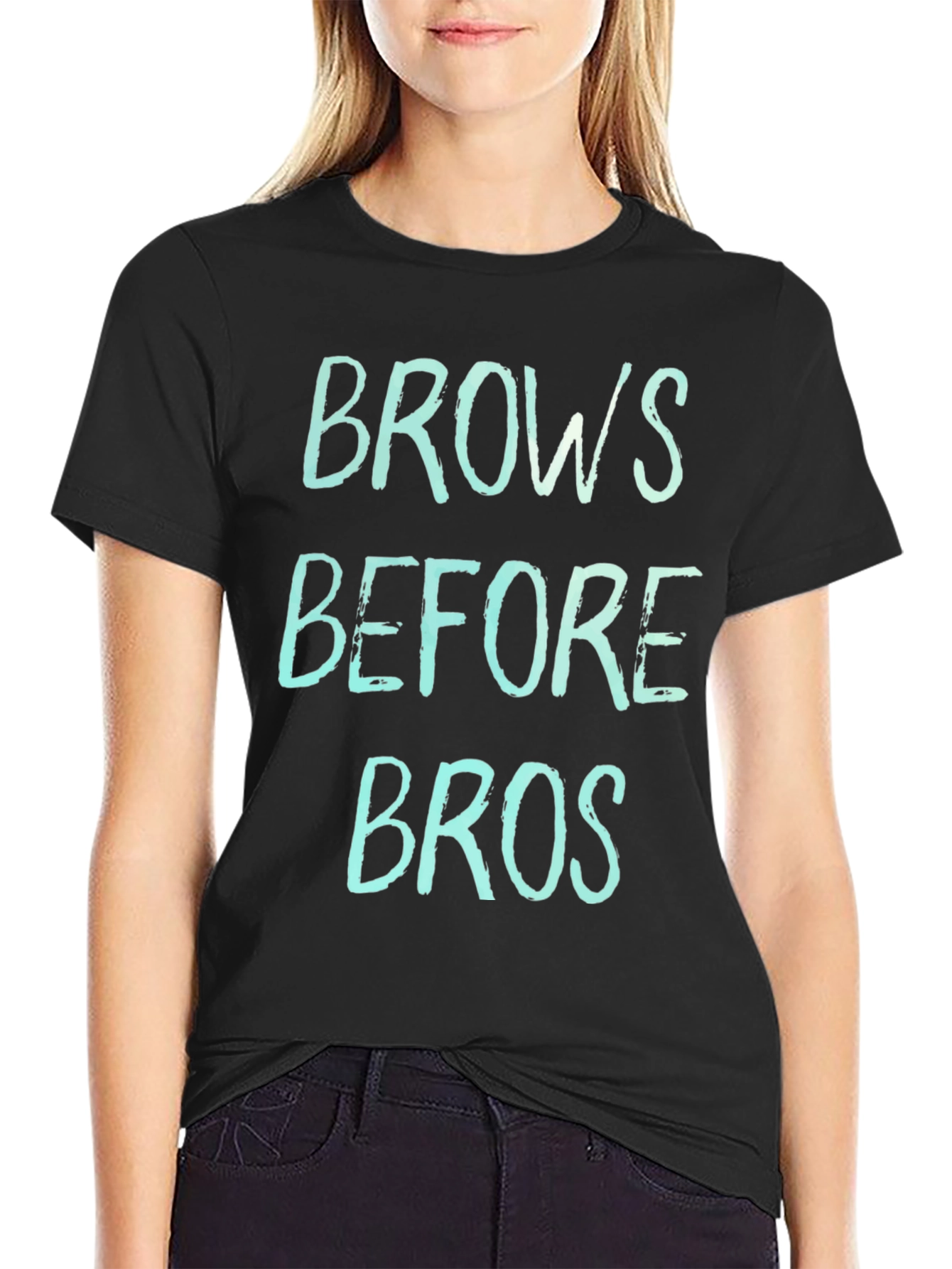 Brows Before Bros Graphic Tee